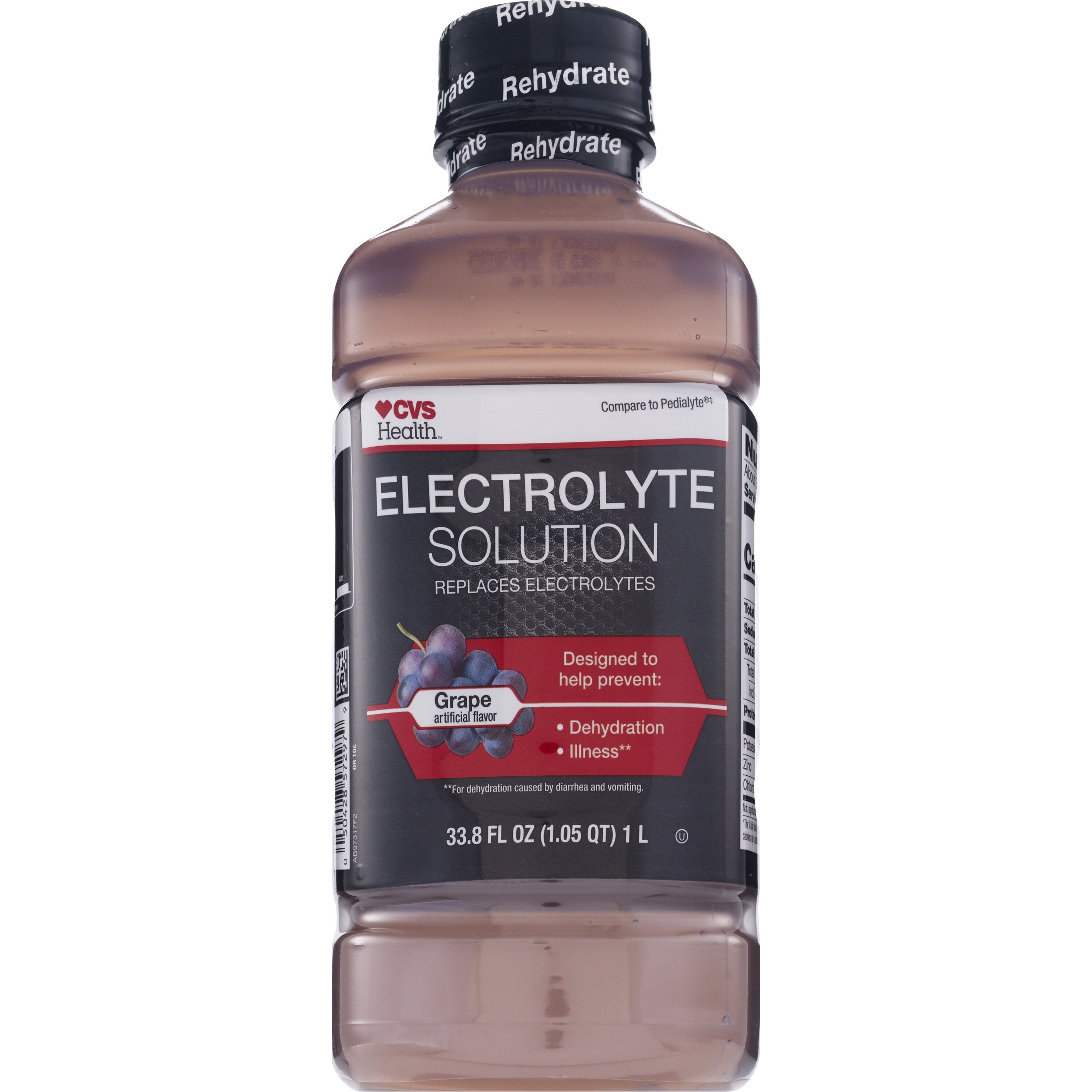 CVS Health Grape Electrolyte Solution, 33.8 OZ