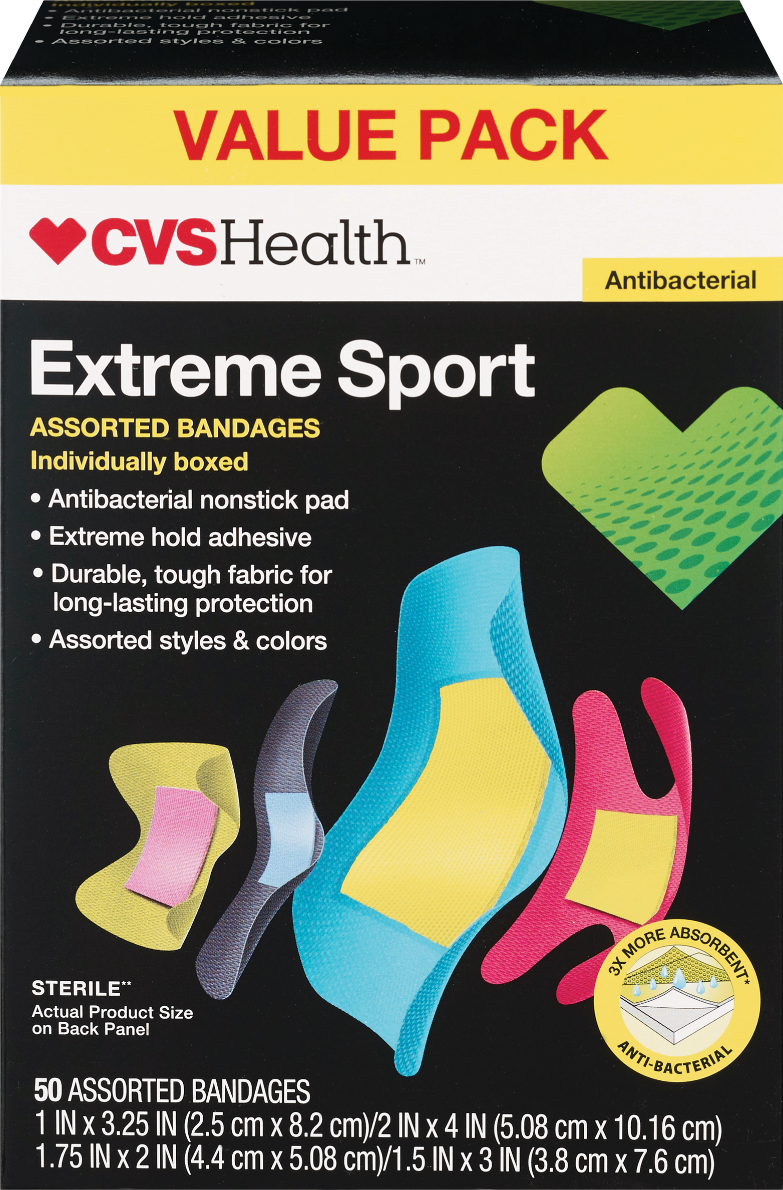 CVS Health Extreme Sport Assorted Bandages