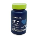 CVS Health Biotin 10,000 mcg Softgels, 60 CT, thumbnail image 1 of 3