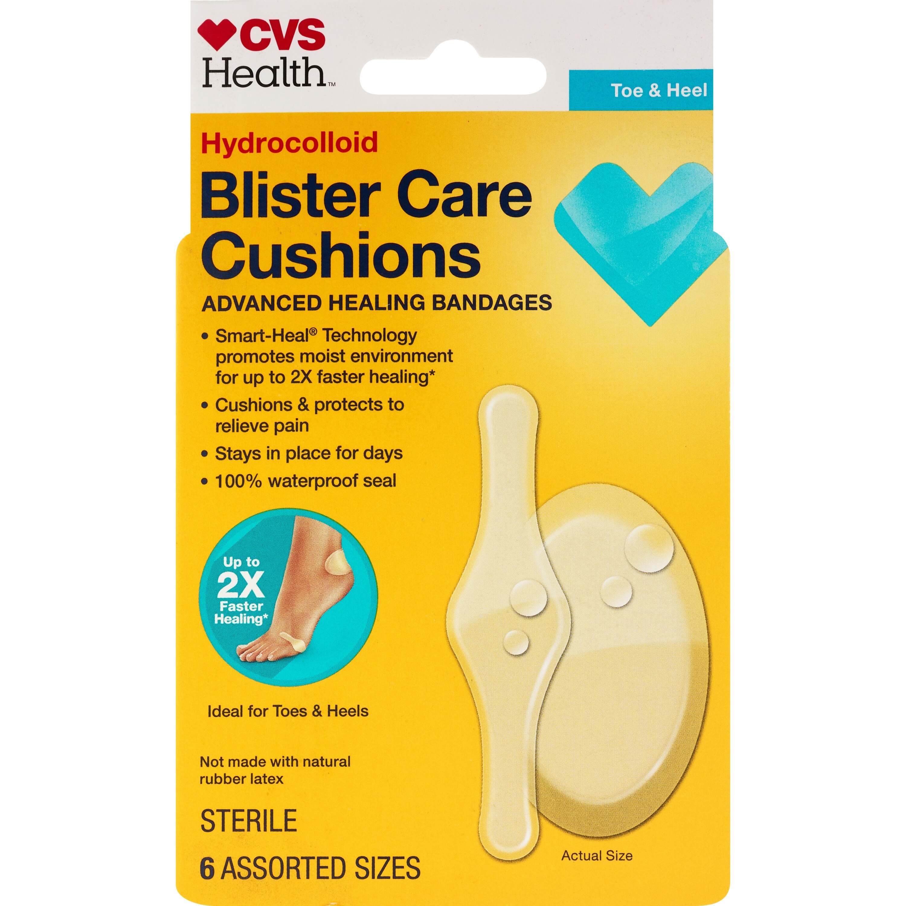 CVS Health Advanced Healing Blister Care Cushions, Assorted