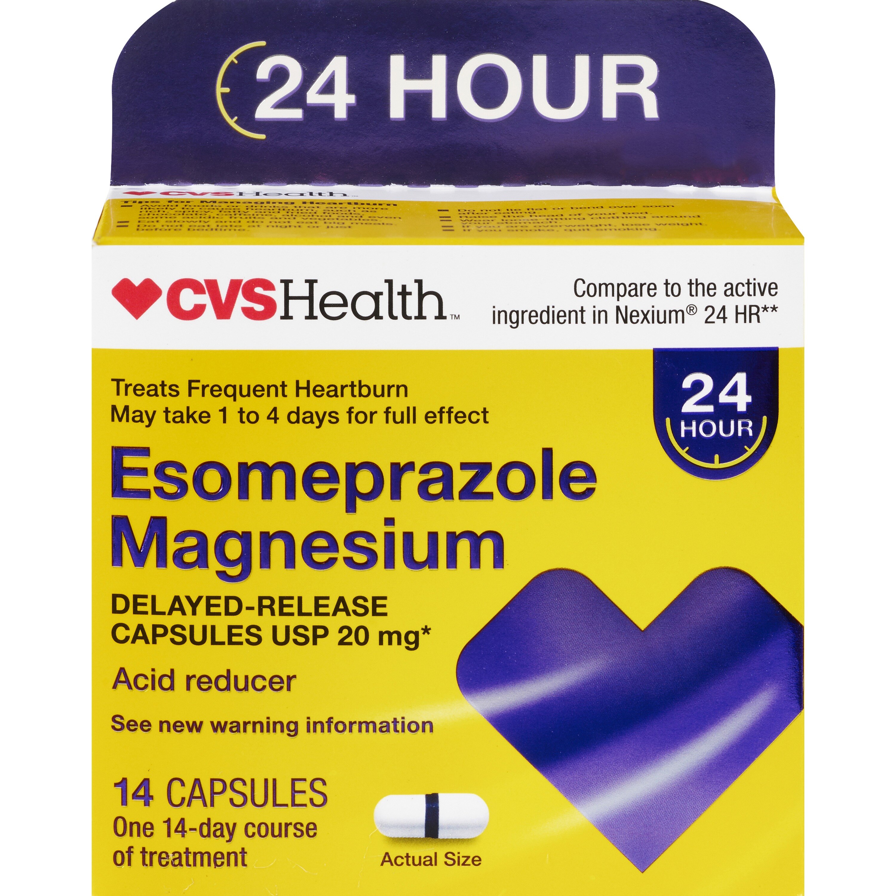 CVS Health Esomeprazole Magnesium Capsules