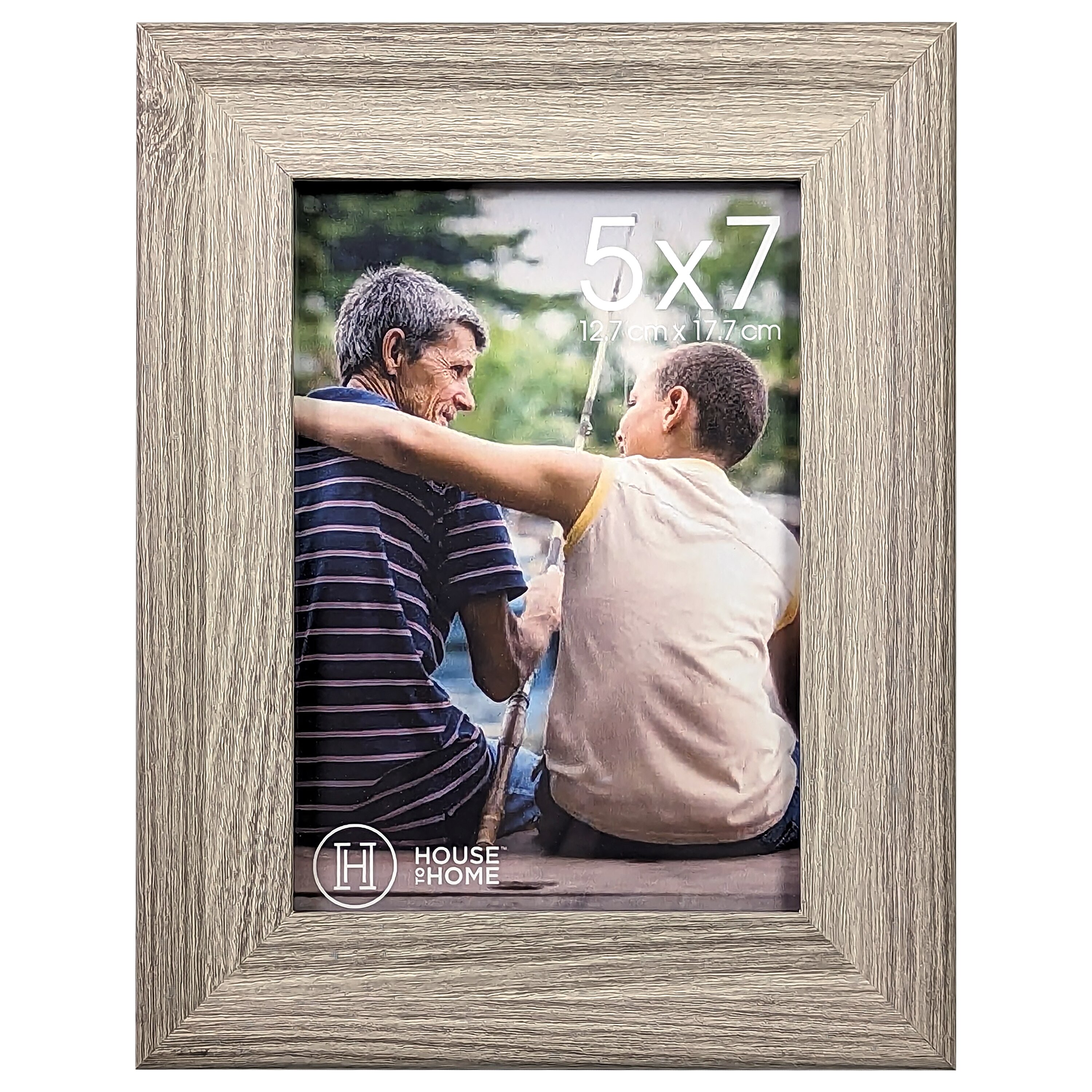 House to Home Grey Wood Tone Picture Frame, 5x7