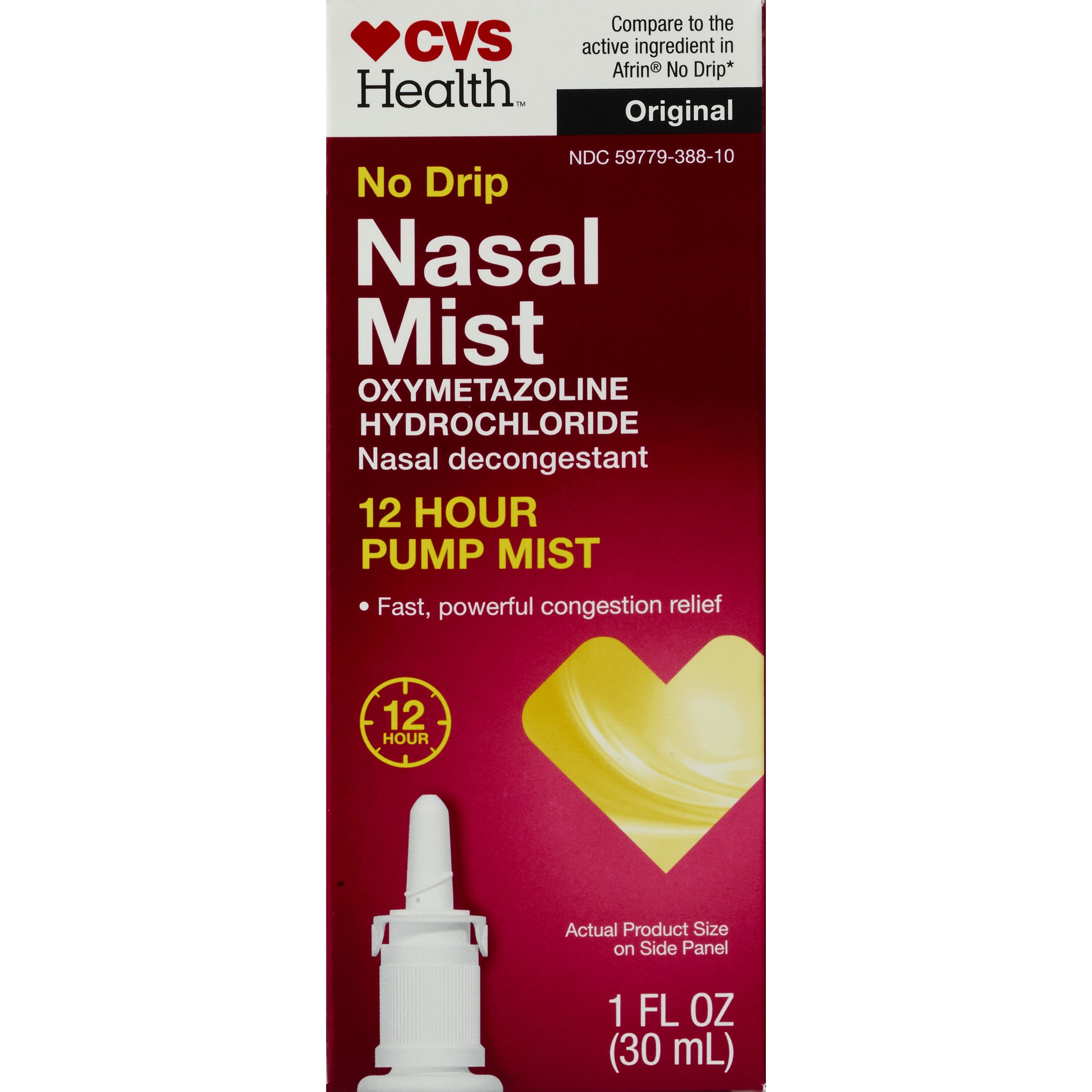 CVS Health 12HR No Drip Nasal Mist, 1 OZ