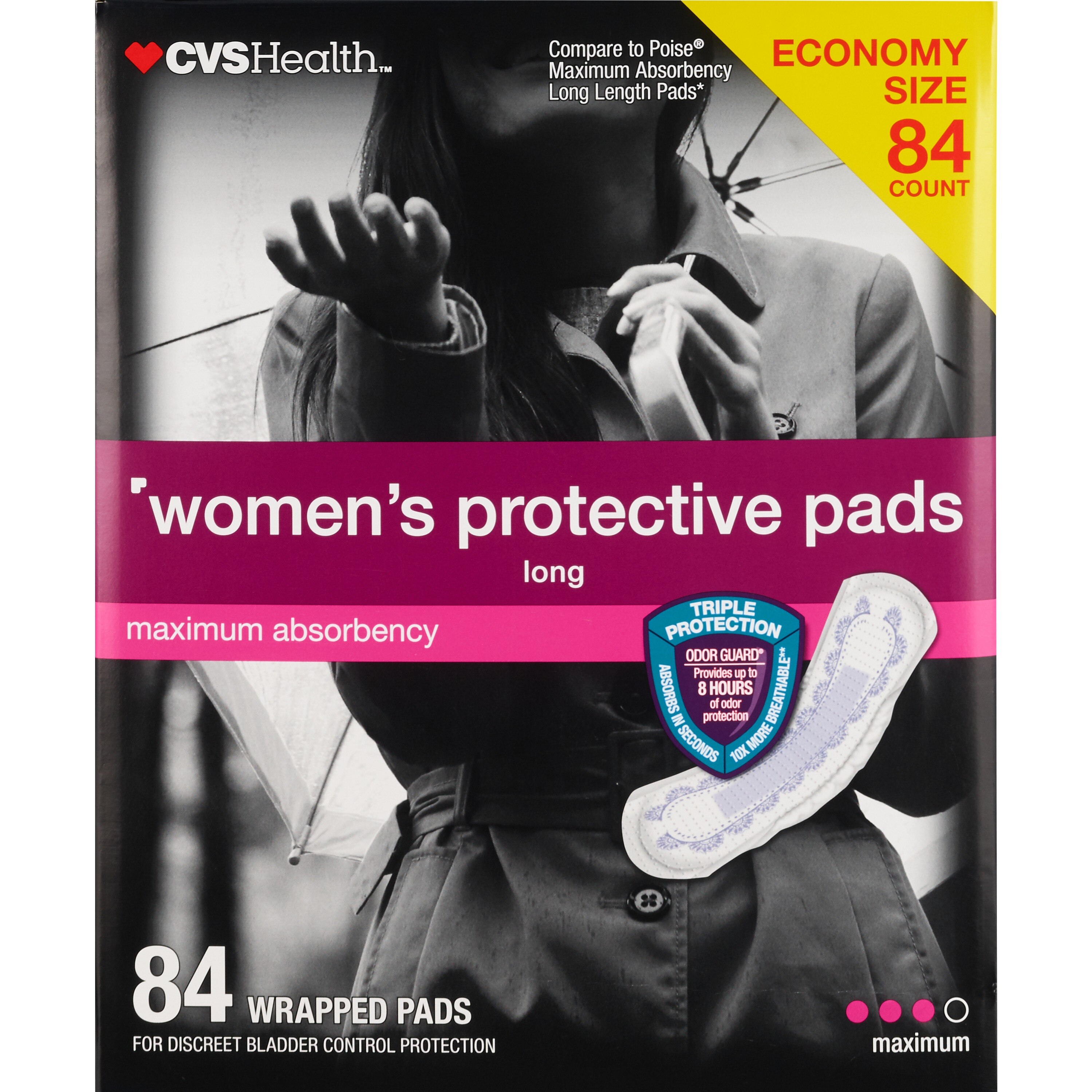 CVS Health Women's Protective Pads Maximum Absorbency