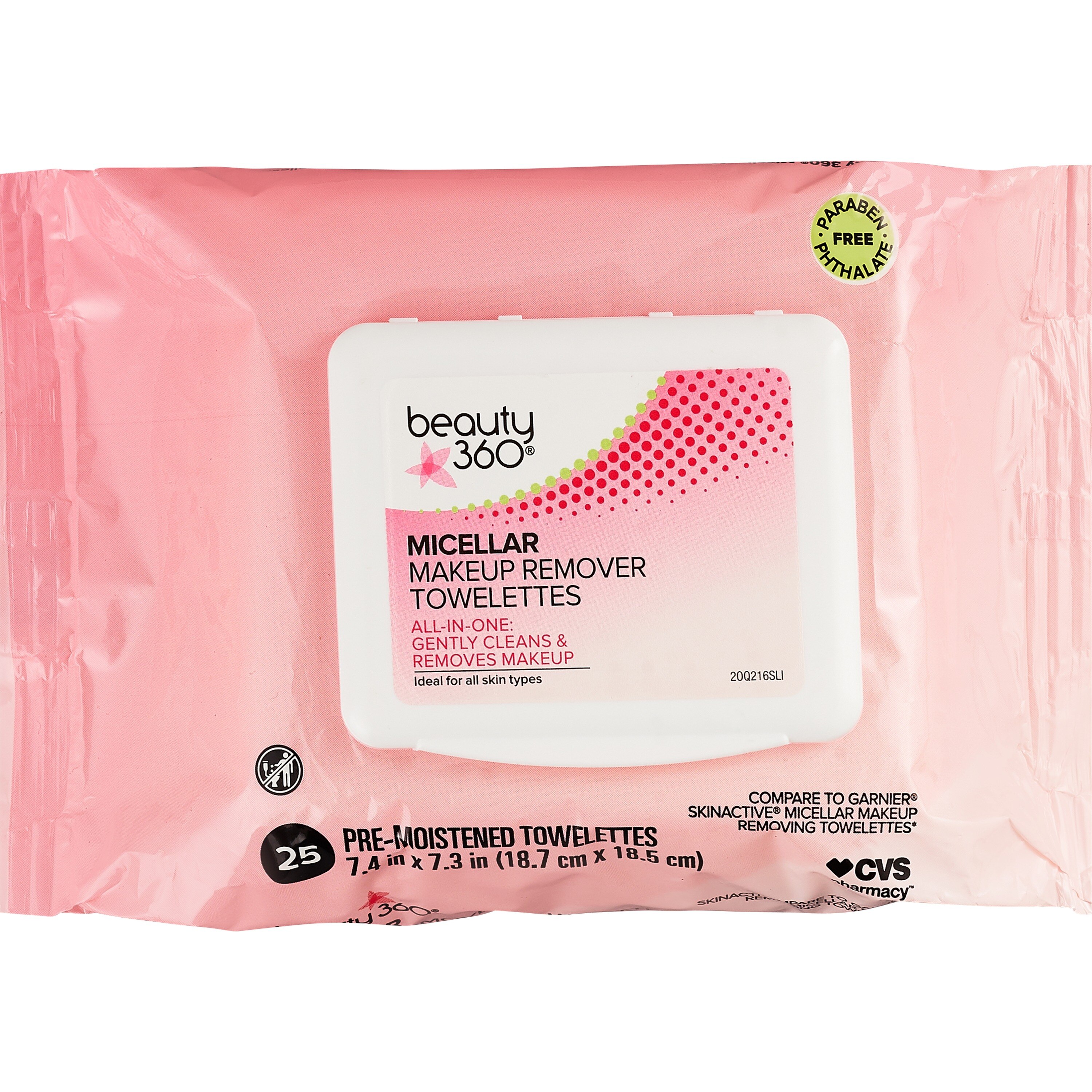 CVS Beauty Micellar Makeup Remover Towelettes, 25CT