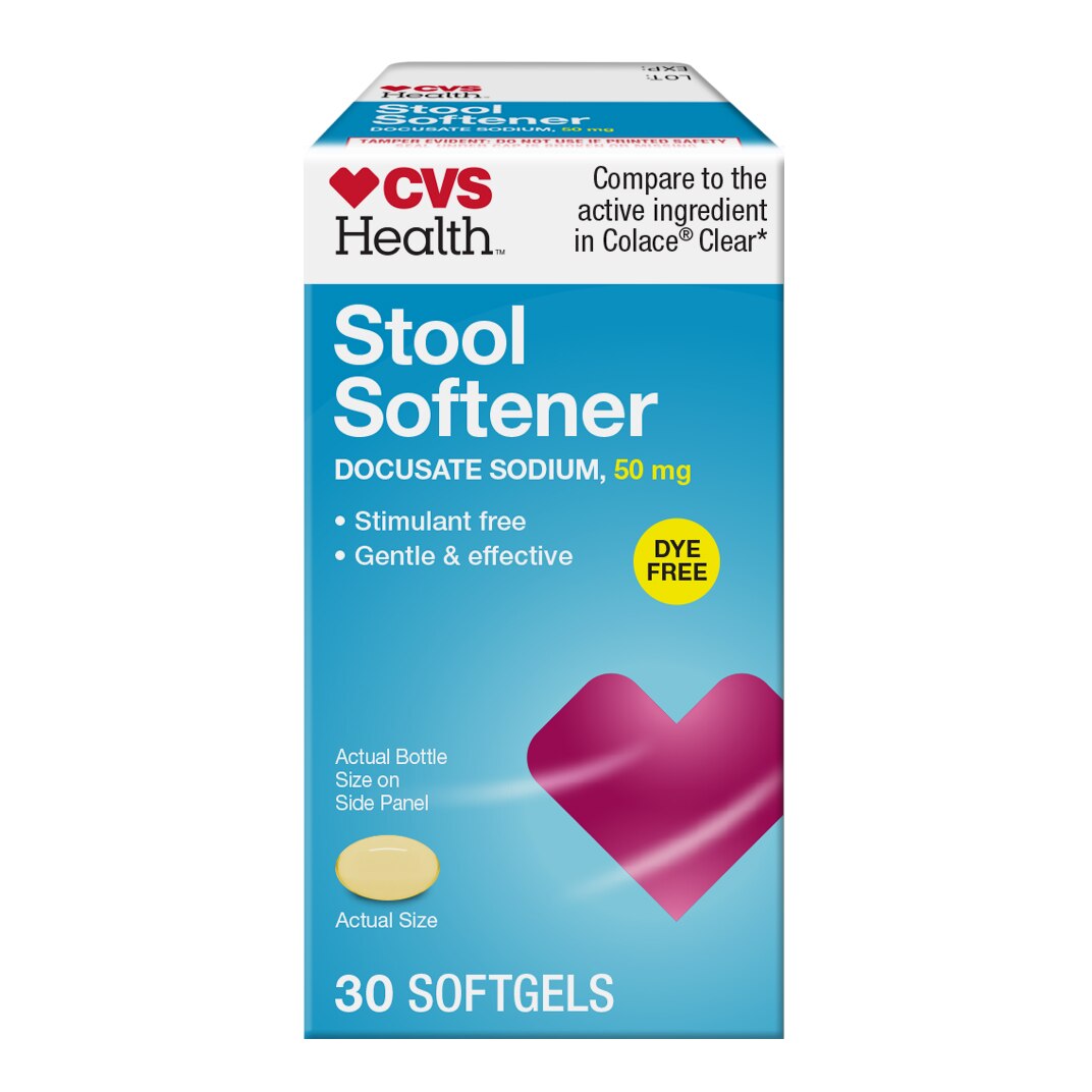 CVS Health Stool Softener Dye-Free Softgels