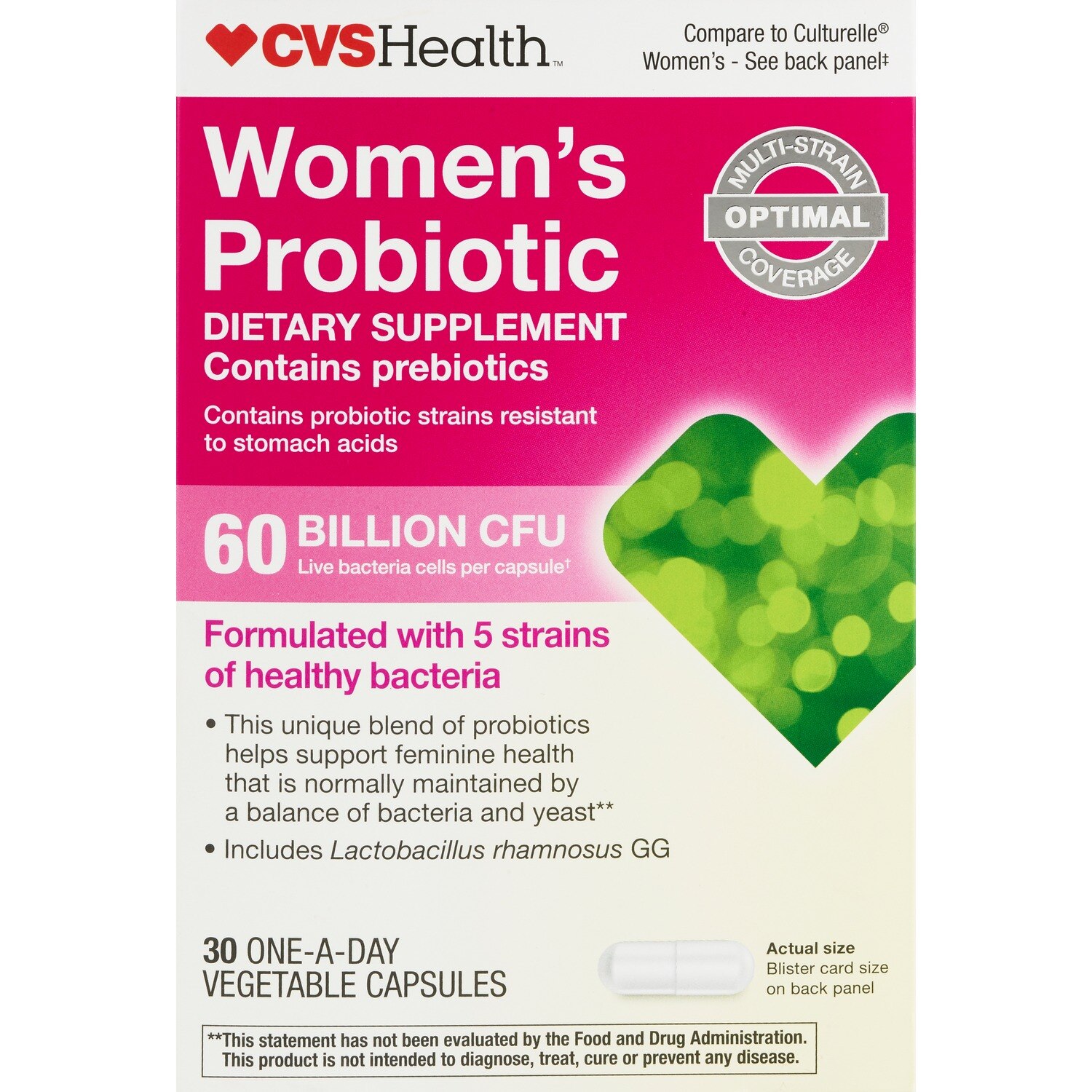 CVS Health Women's Daily Probiotic Capsules