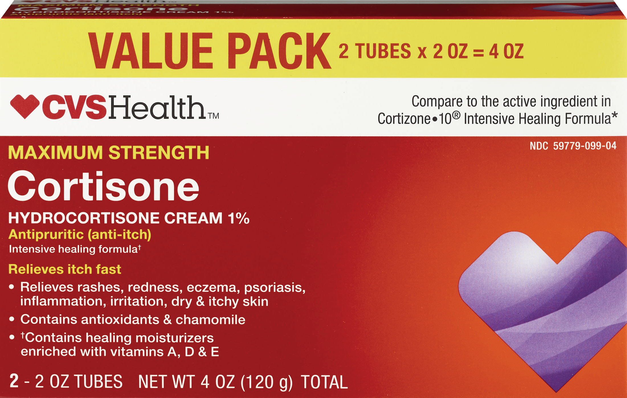 CVS Health, Maximum Strength Cortisone Anti-Itch Cream