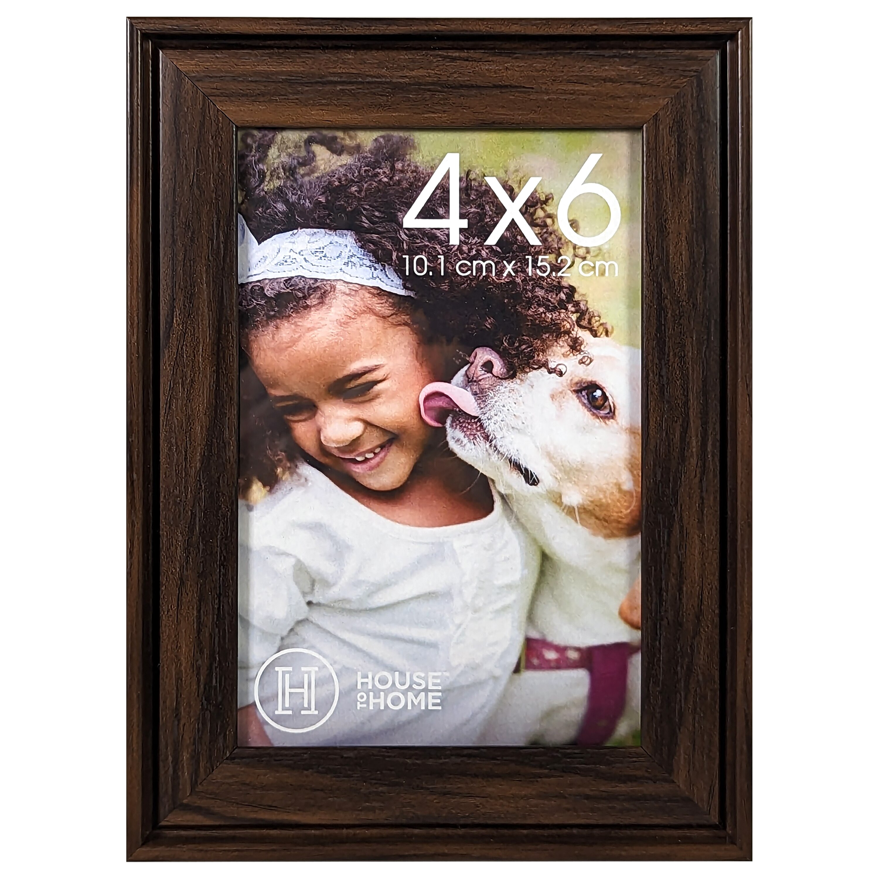 House to Home Ridge Walnut Picture Frame, 4x6