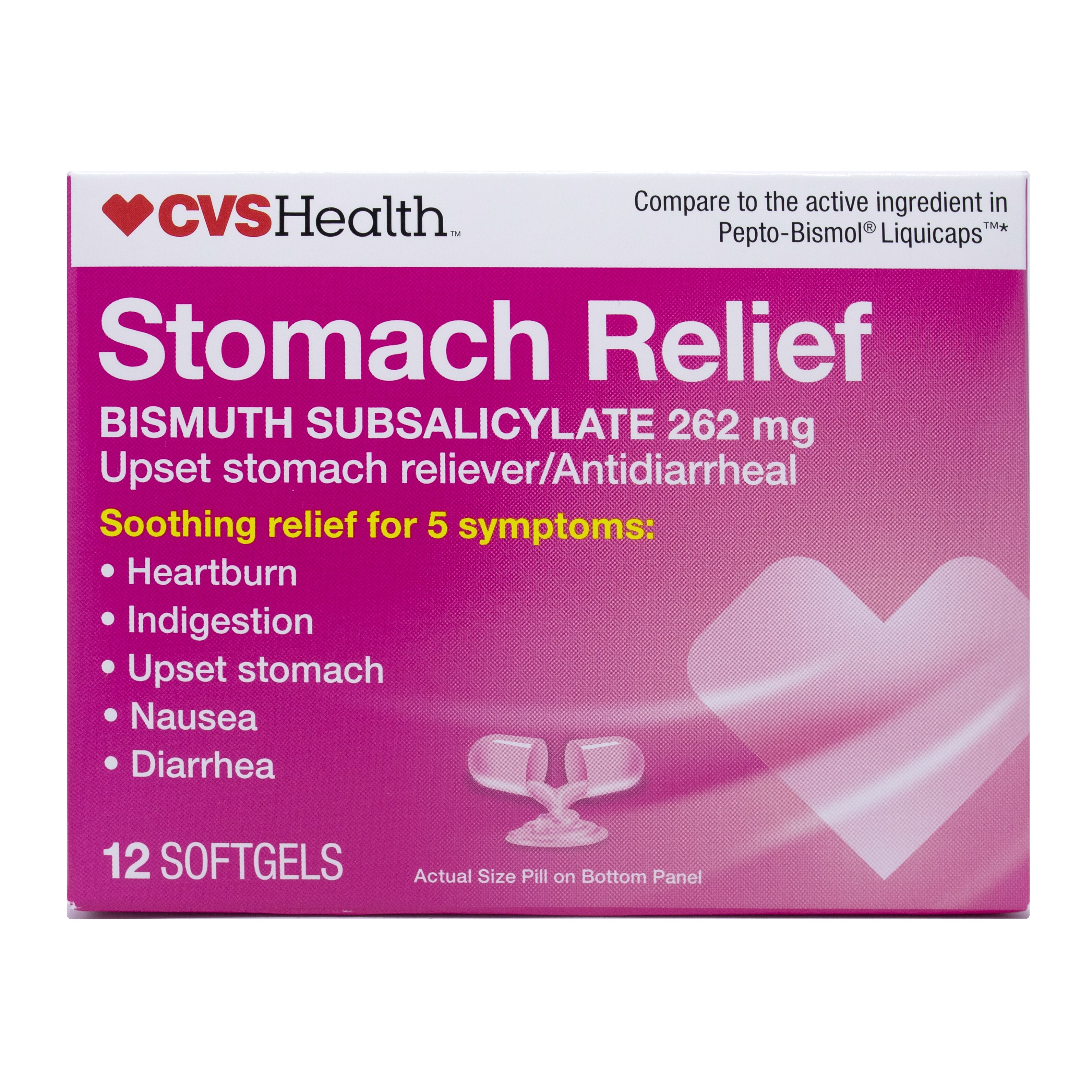 CVS Health Stomach Relief Softgels, 12 CT