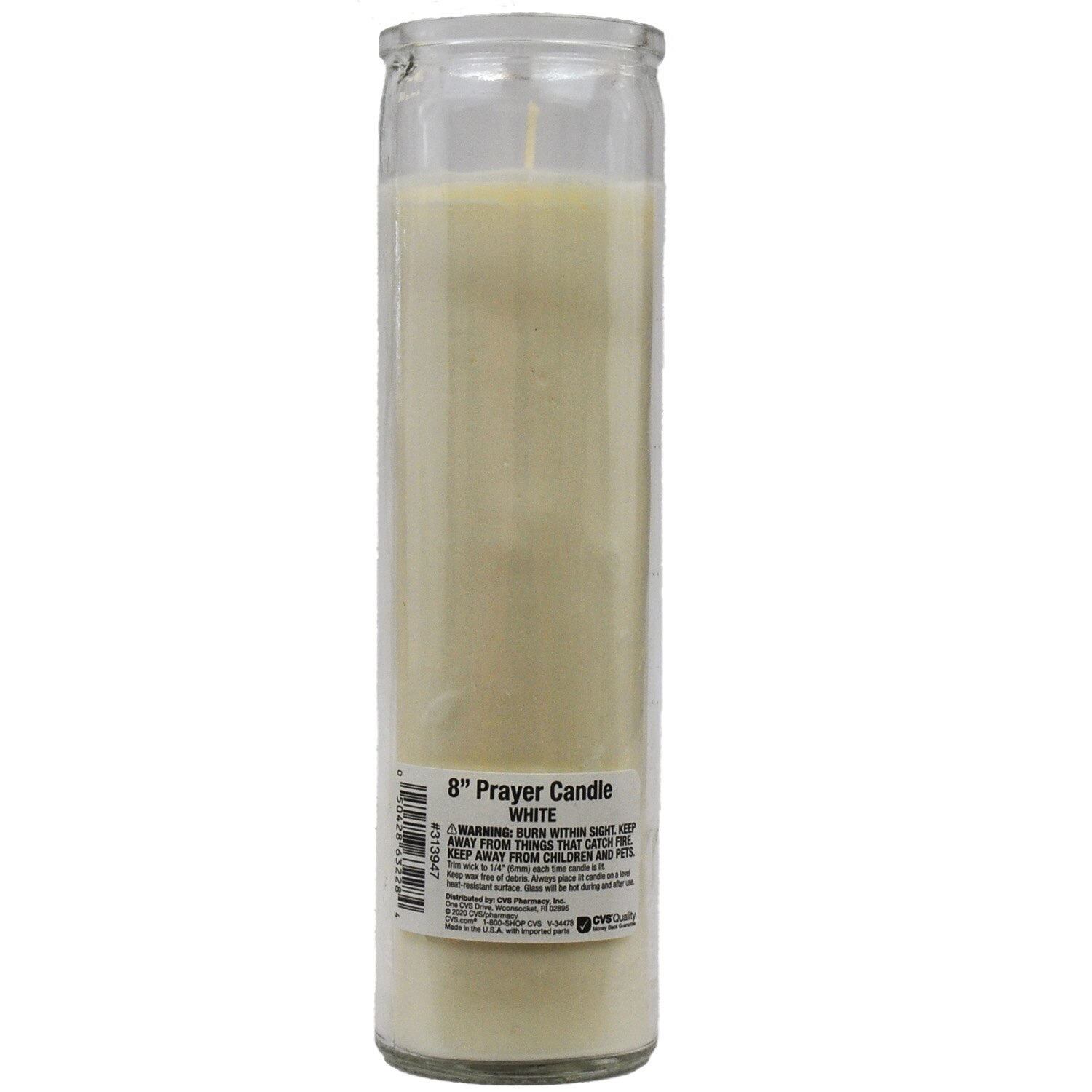 White Pillar Candle