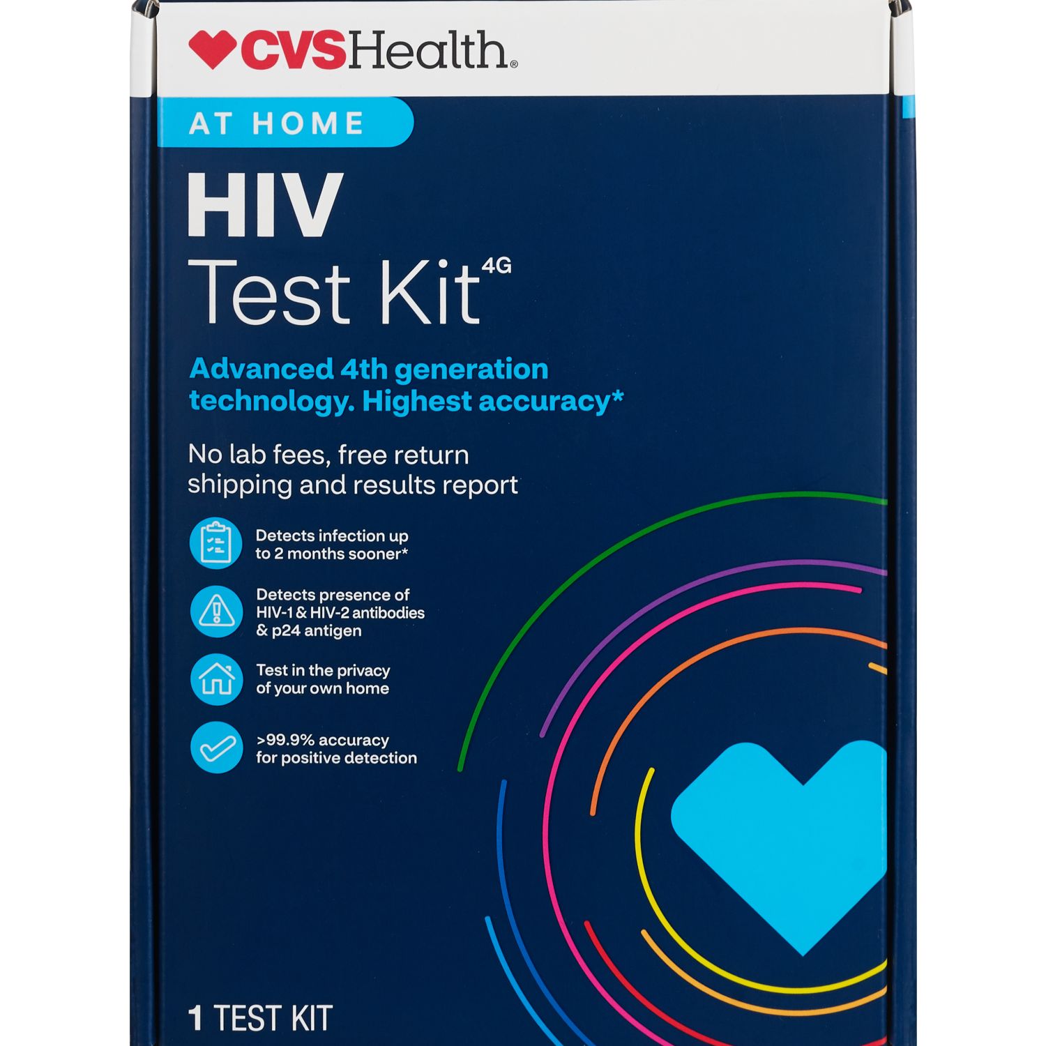 CVS Health At Home HIV Test Kit, 1 CT