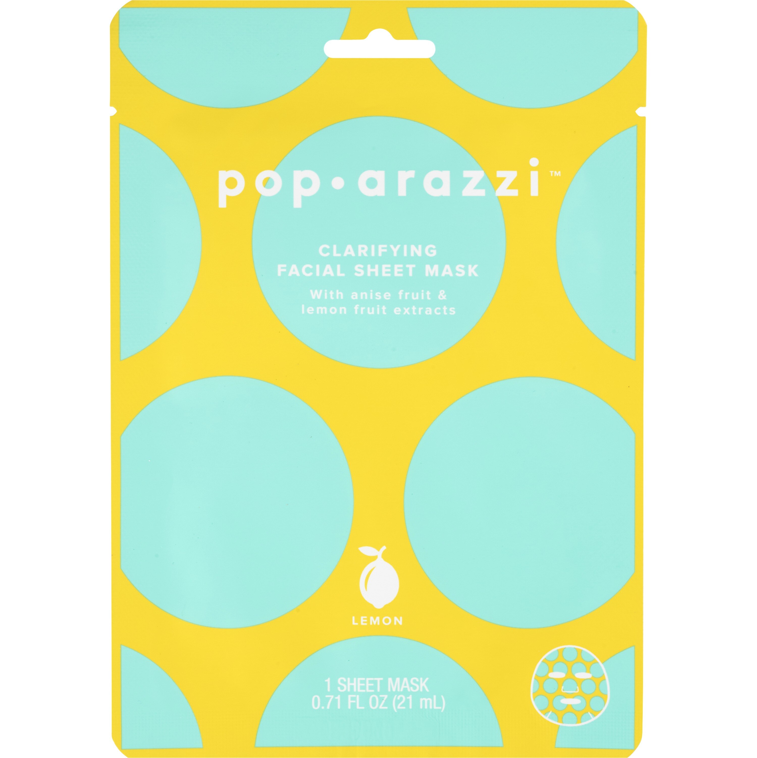 Pop-arazzi Clarifying Lemon Facial Sheet Mask