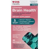 CVS Health 5-Function Brain Health Softgels, 30 CT, thumbnail image 1 of 6