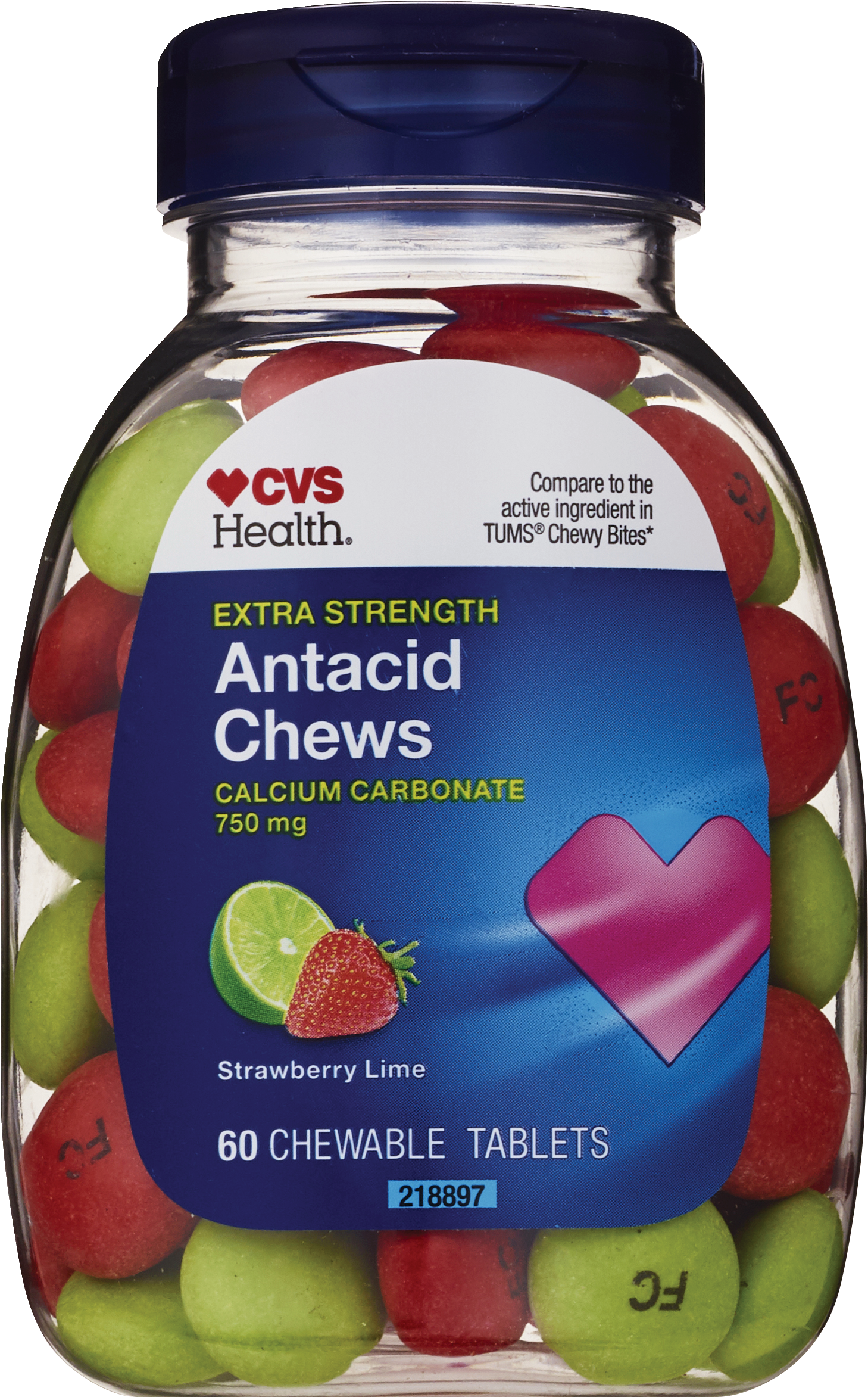 CVS Health Delayed Release Acid Reducer Tablets, Lime