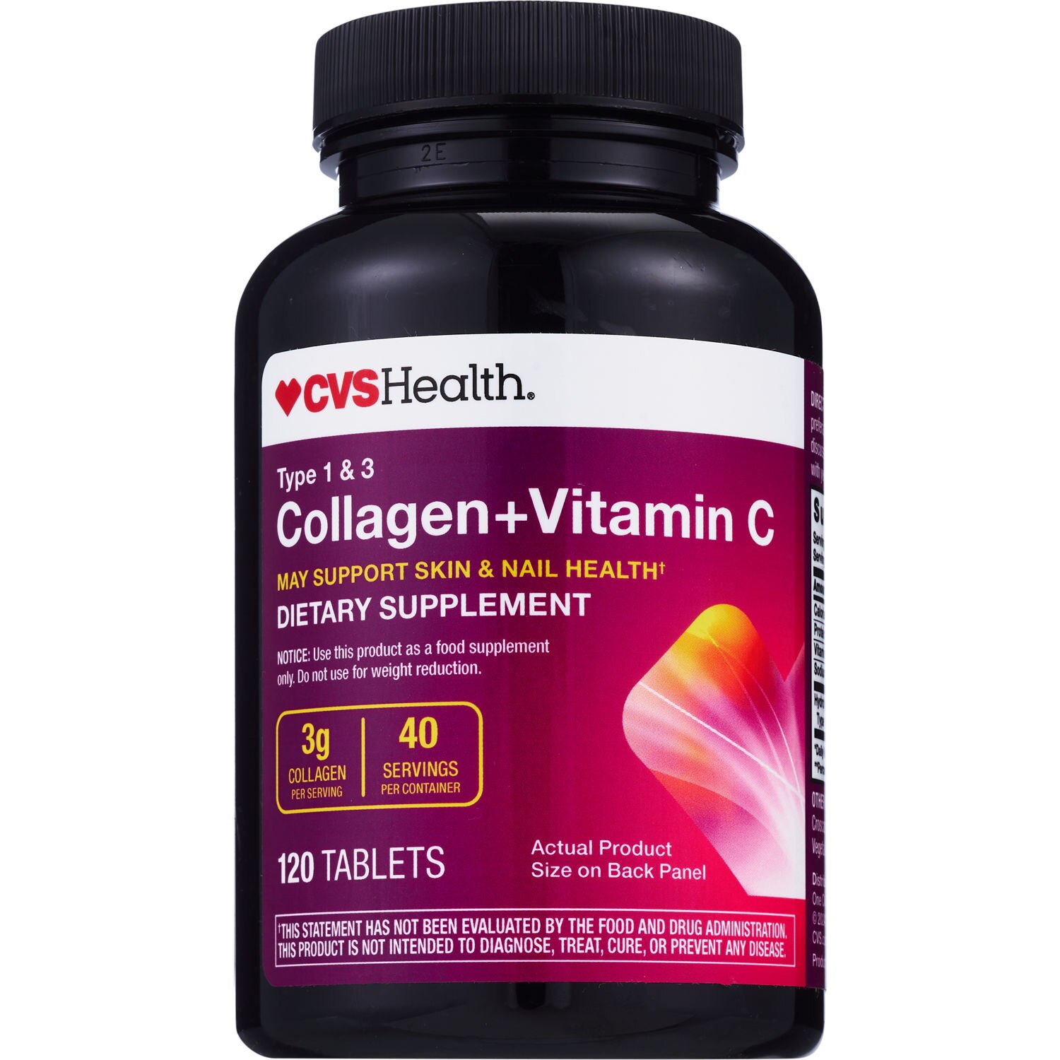 CVS Health Collagen + Vitamin C Tablets, 120 CT