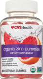 CVS Health Organic Zinc Gummies, 60 CT, thumbnail image 1 of 4