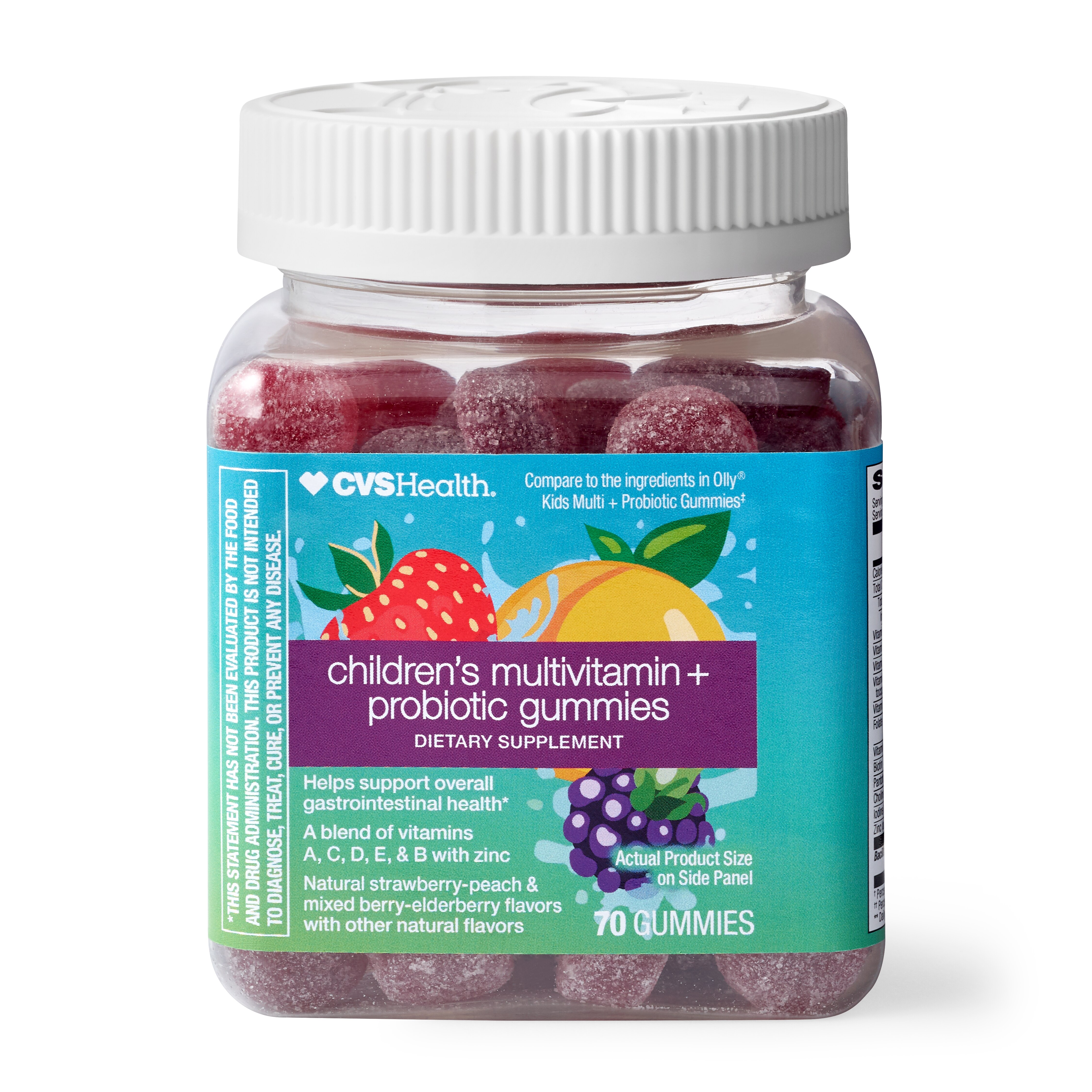 CVS Health Children's Multivitamin + Probiotic Gummies, 70 CT