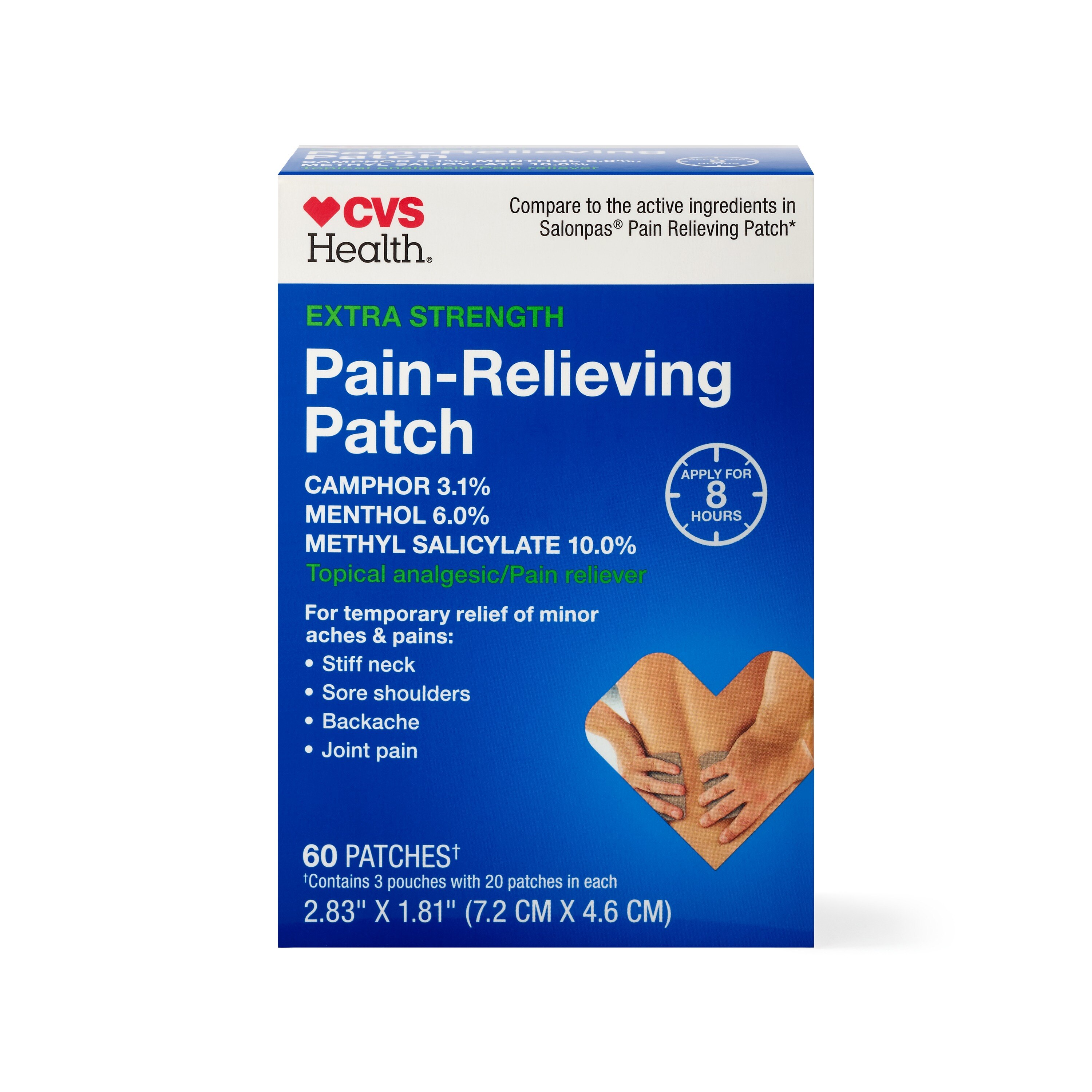 CVS Health Extra Strength Pain-Relieving Patch, 60 CT