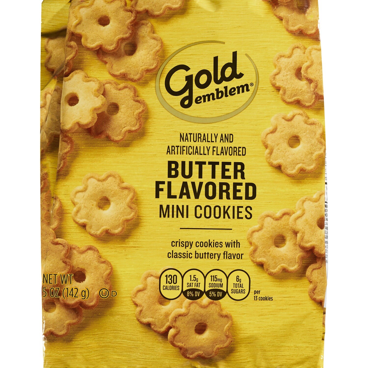 Gold Emblem Butter Flavored Mini Cookies, 5 oz