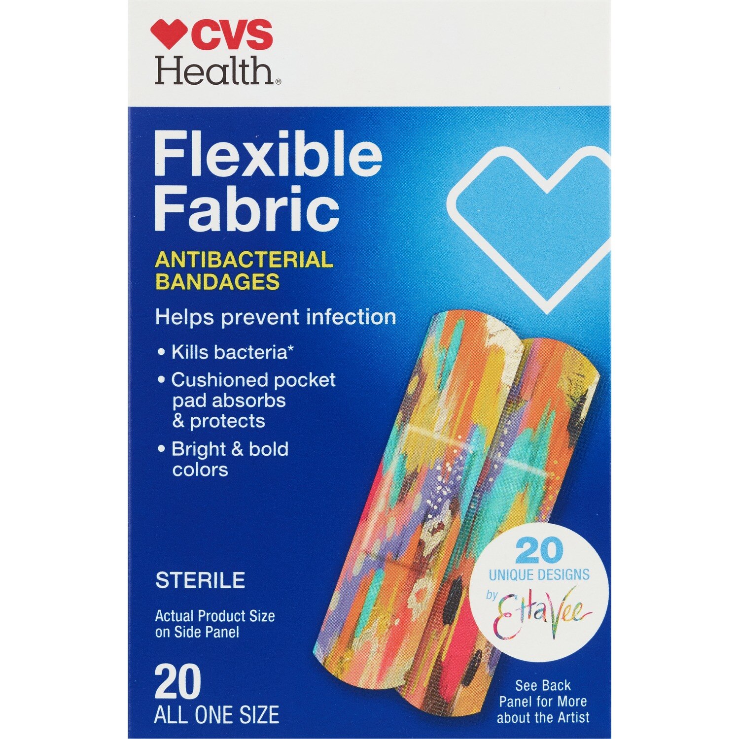 CVS Health Antibacterial Flexible Fabric Bandages
