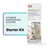 CVS Health QuickServe Vitamin D3 Starter Kit (Dispenser Base + Cartridge), 60 CT, thumbnail image 1 of 14