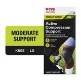 CVS Health Active Compression Knee Support, thumbnail image 2 of 10