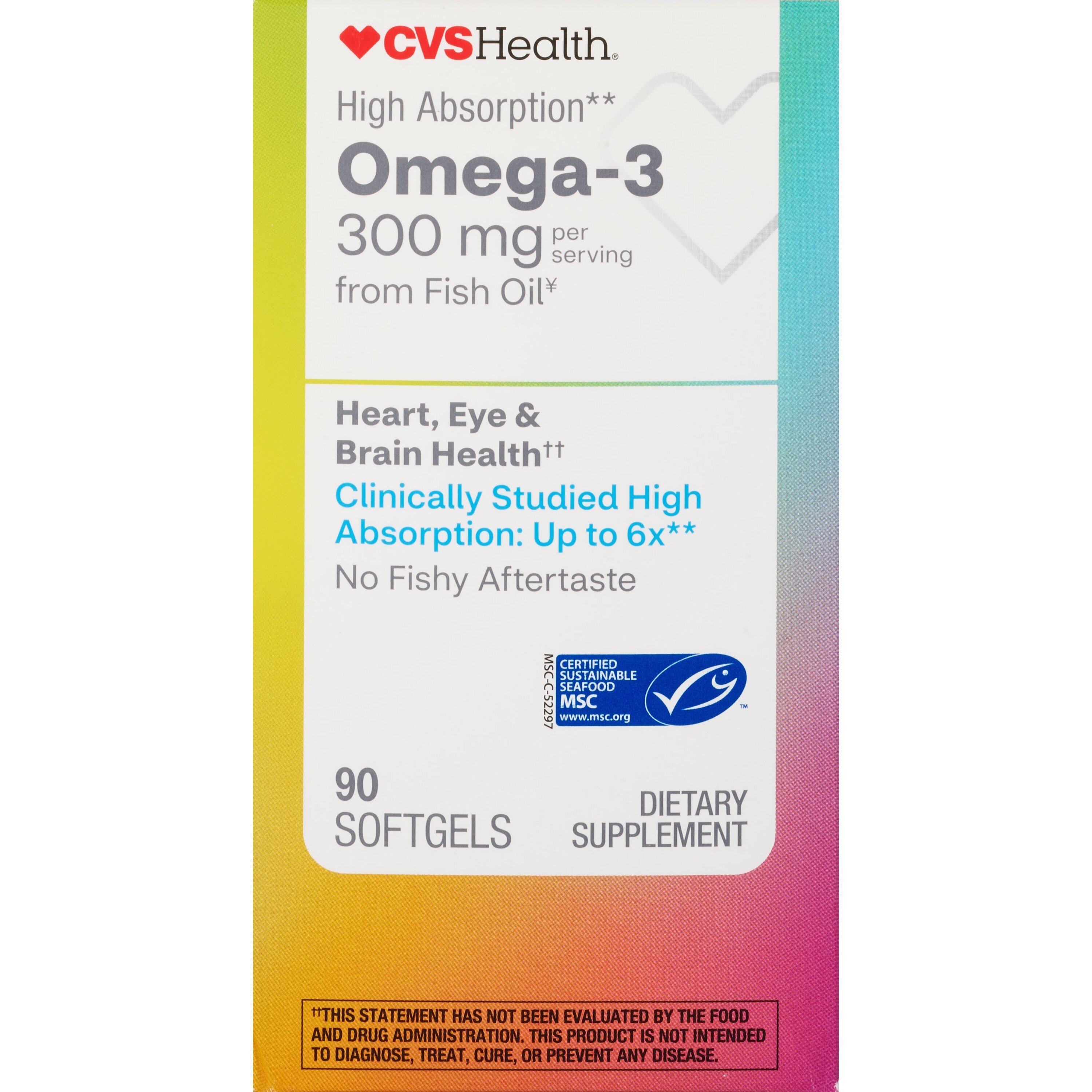 CVS Health Omega-3 Softgels, 90 CT