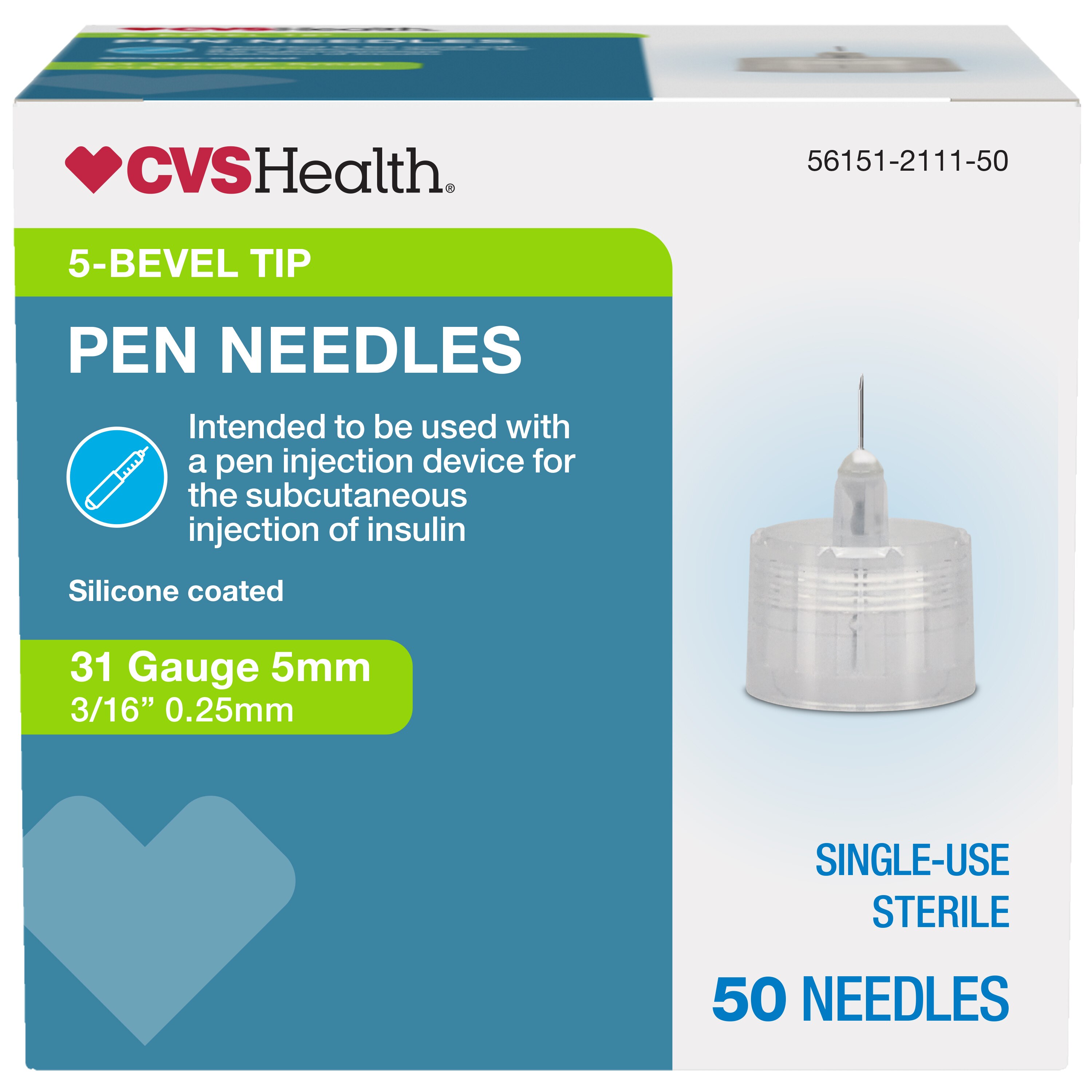 CVS Health Pen Needle, 50 CT