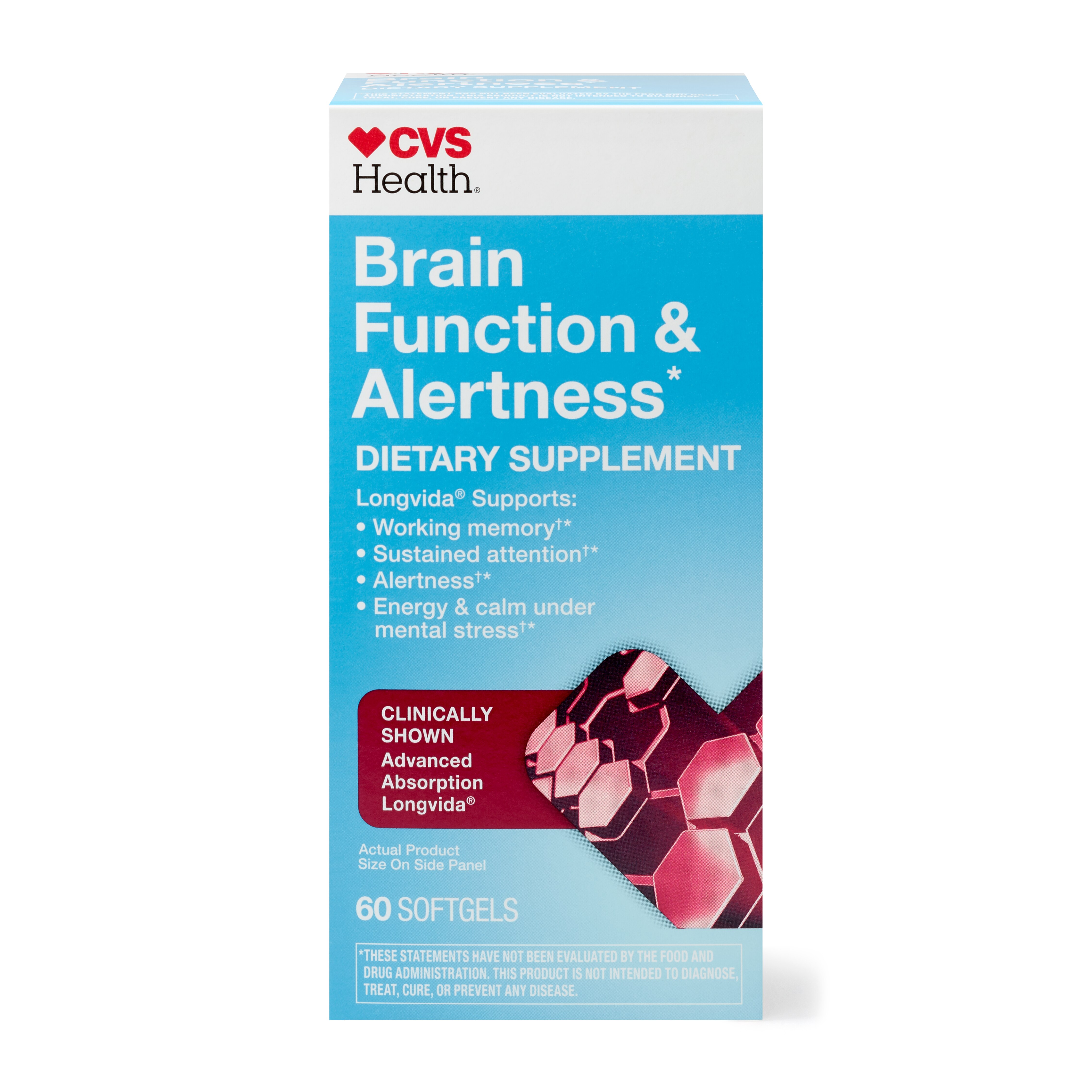 CVS Health Brain Function Softgels, 60 CT