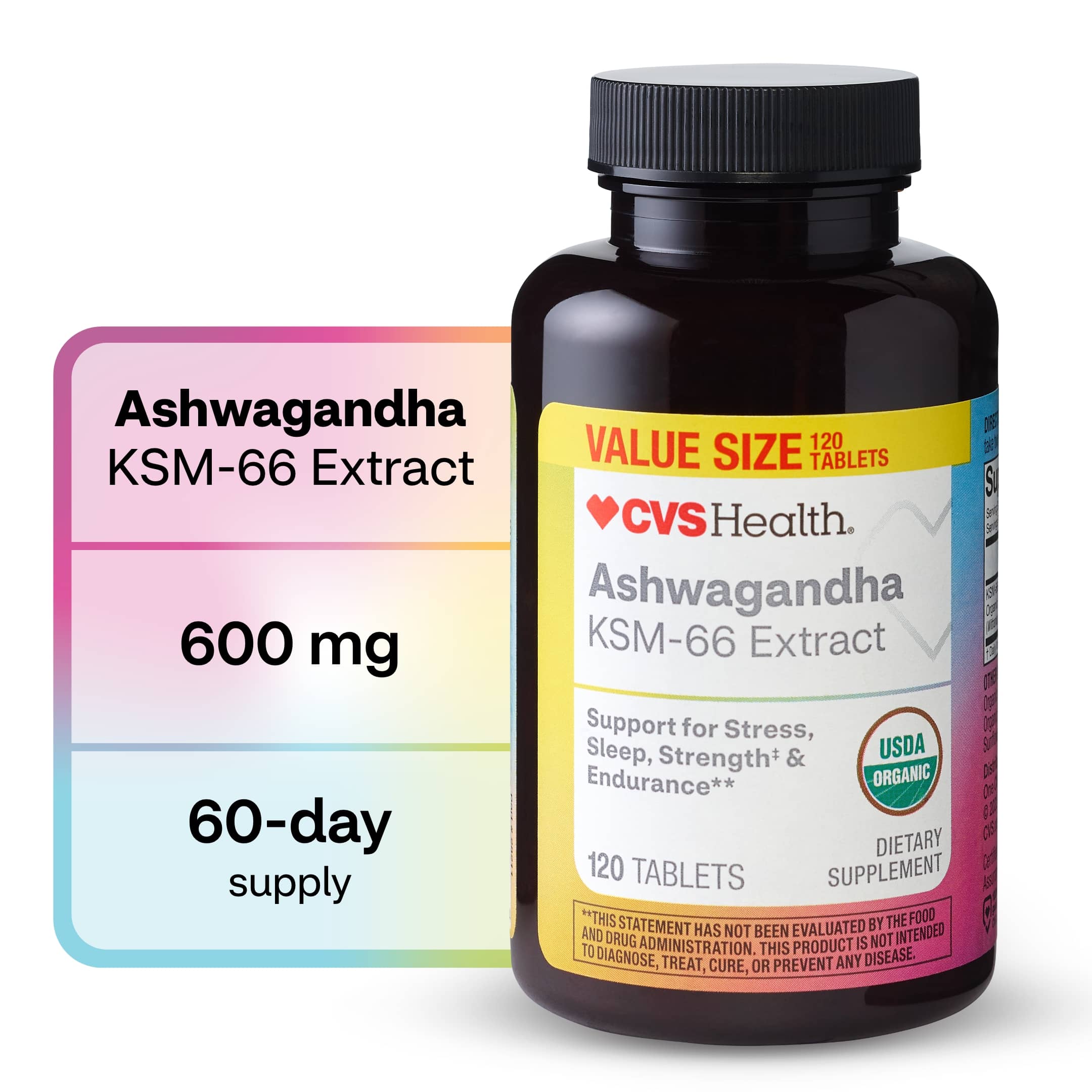 CVS Health Ashwagandha Tablets, 120 CT