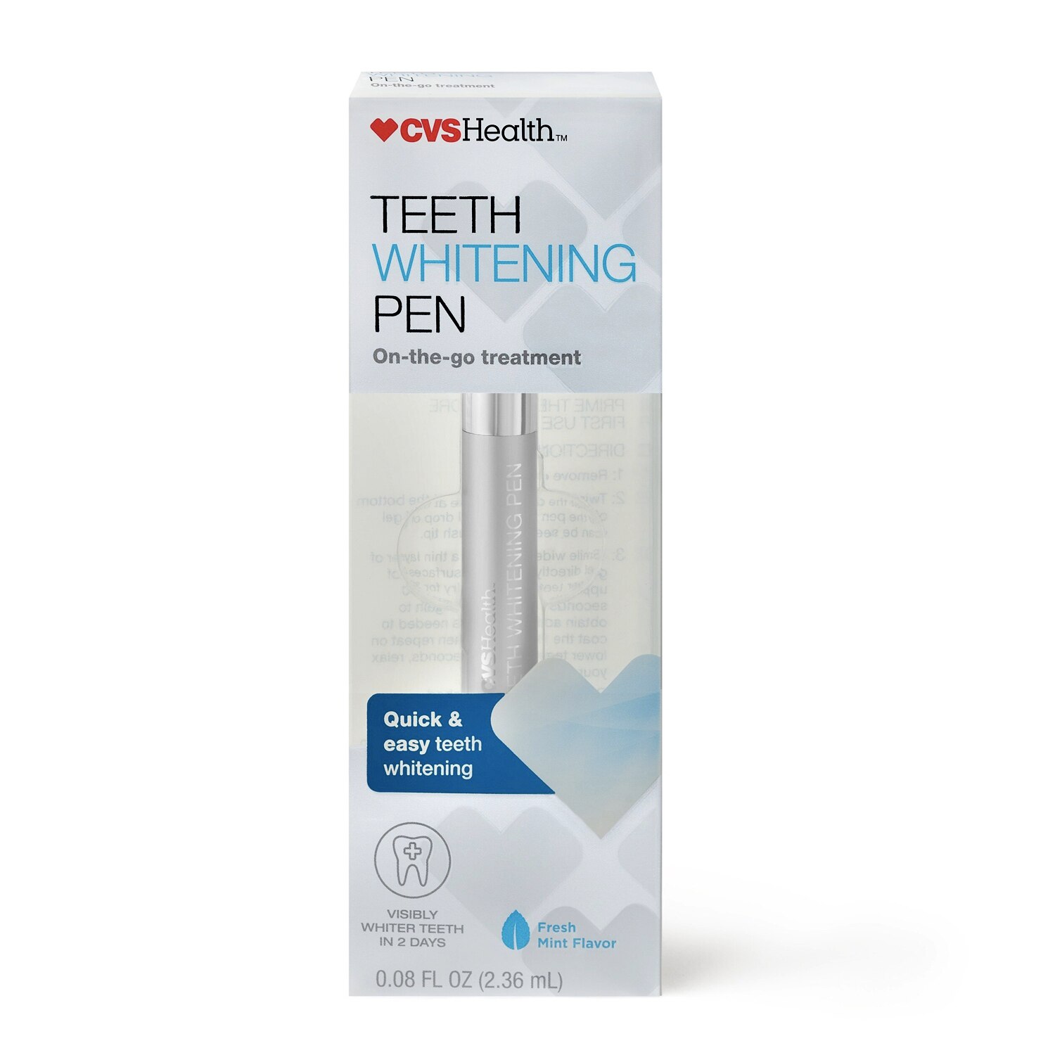 CVS Health Teeth Whitening Pen, Mint, 0.08 OZ