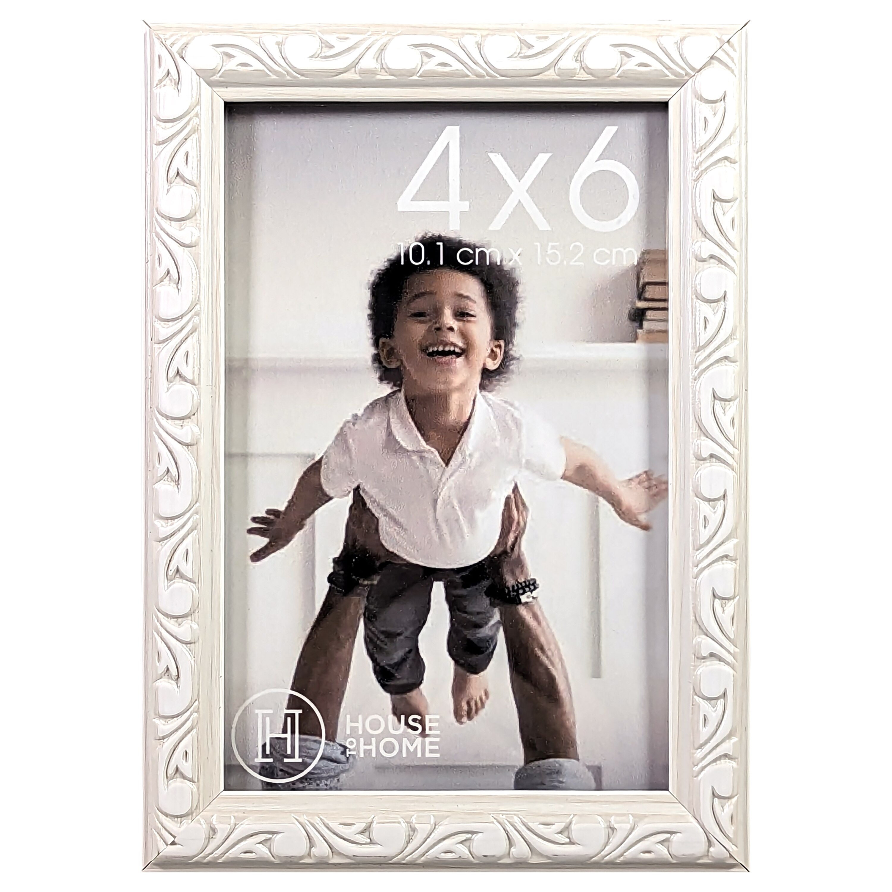 House to Home White Picture Frame, 4x6