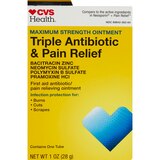 CVS Health Triple Antibiotic & Pain Relief Maximum Strength Ointment, thumbnail image 1 of 7