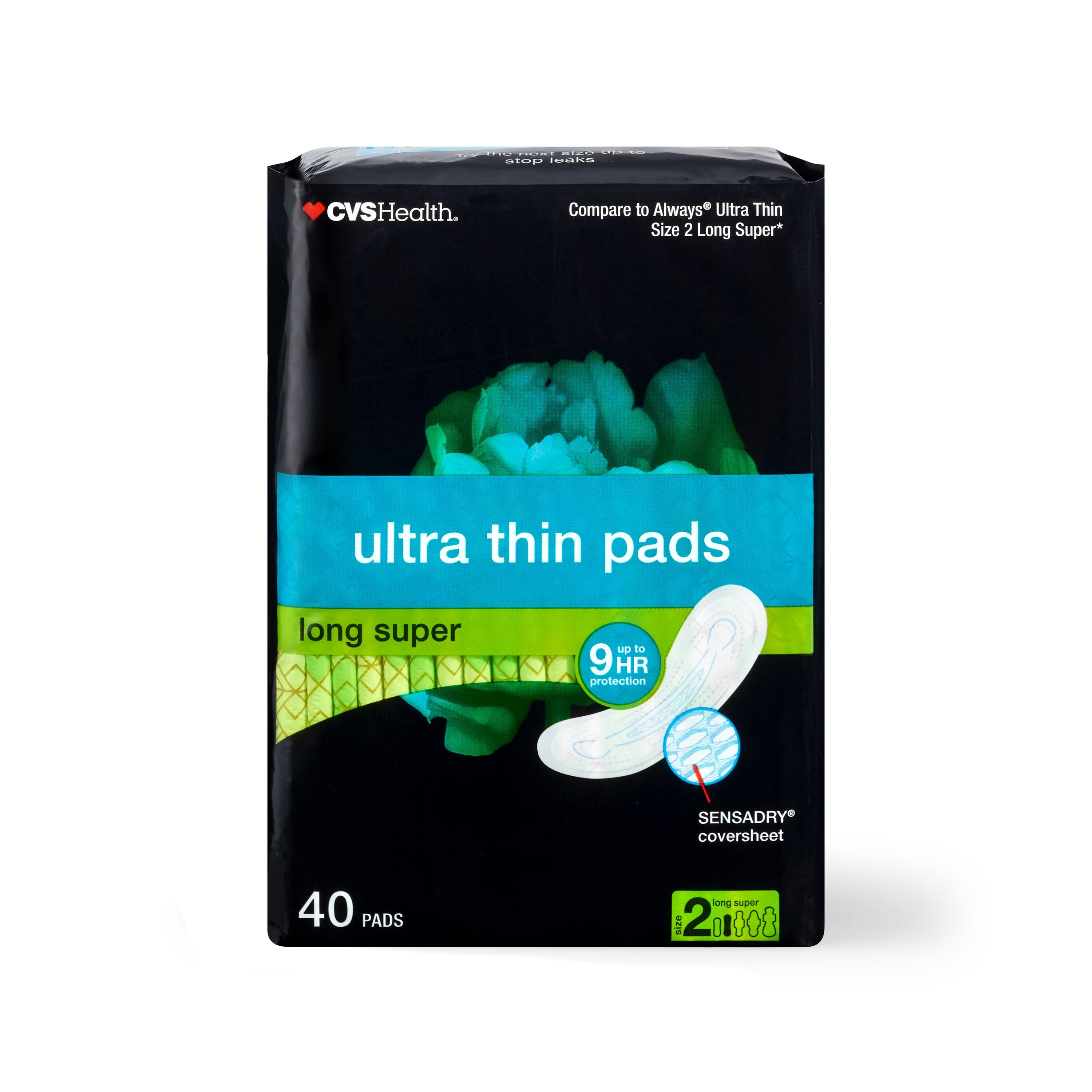 CVS Health Ultra Thin Pads, Super