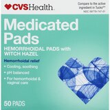 CVS Health Medicated Pads for Hemorrhoidal Relief, thumbnail image 1 of 5