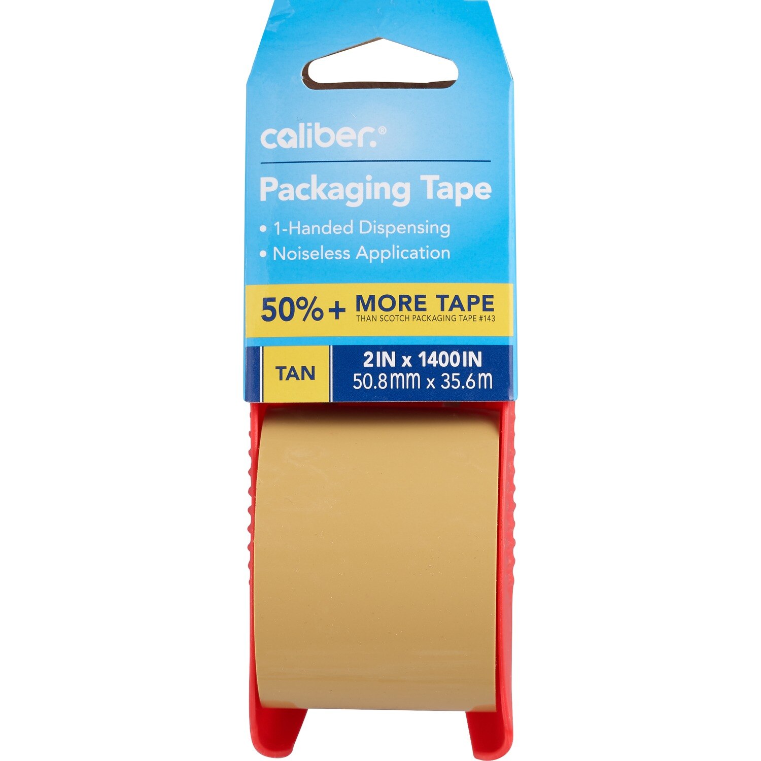 Caliber Packing Tape, Tan