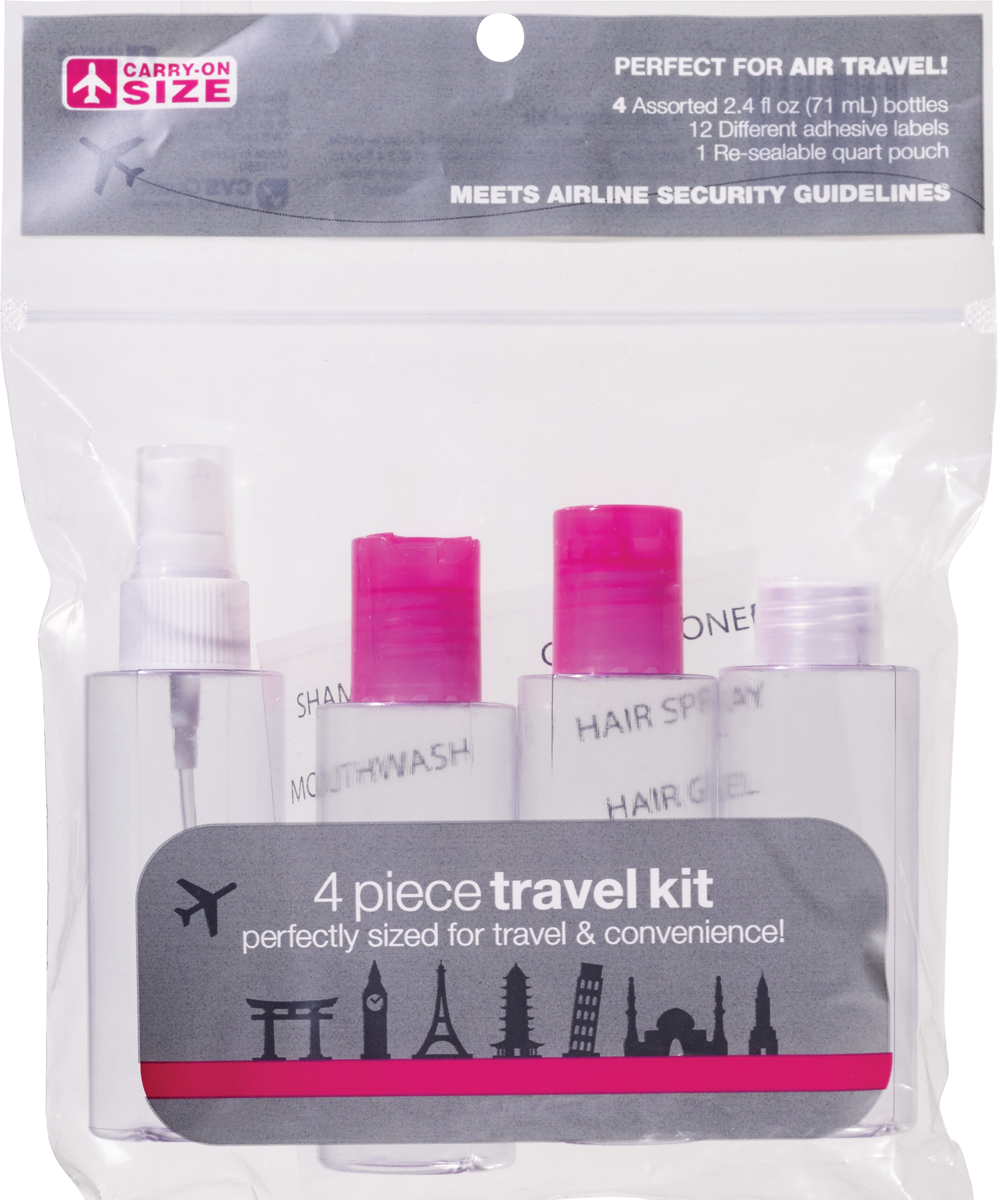 4 Piece Travel Kit