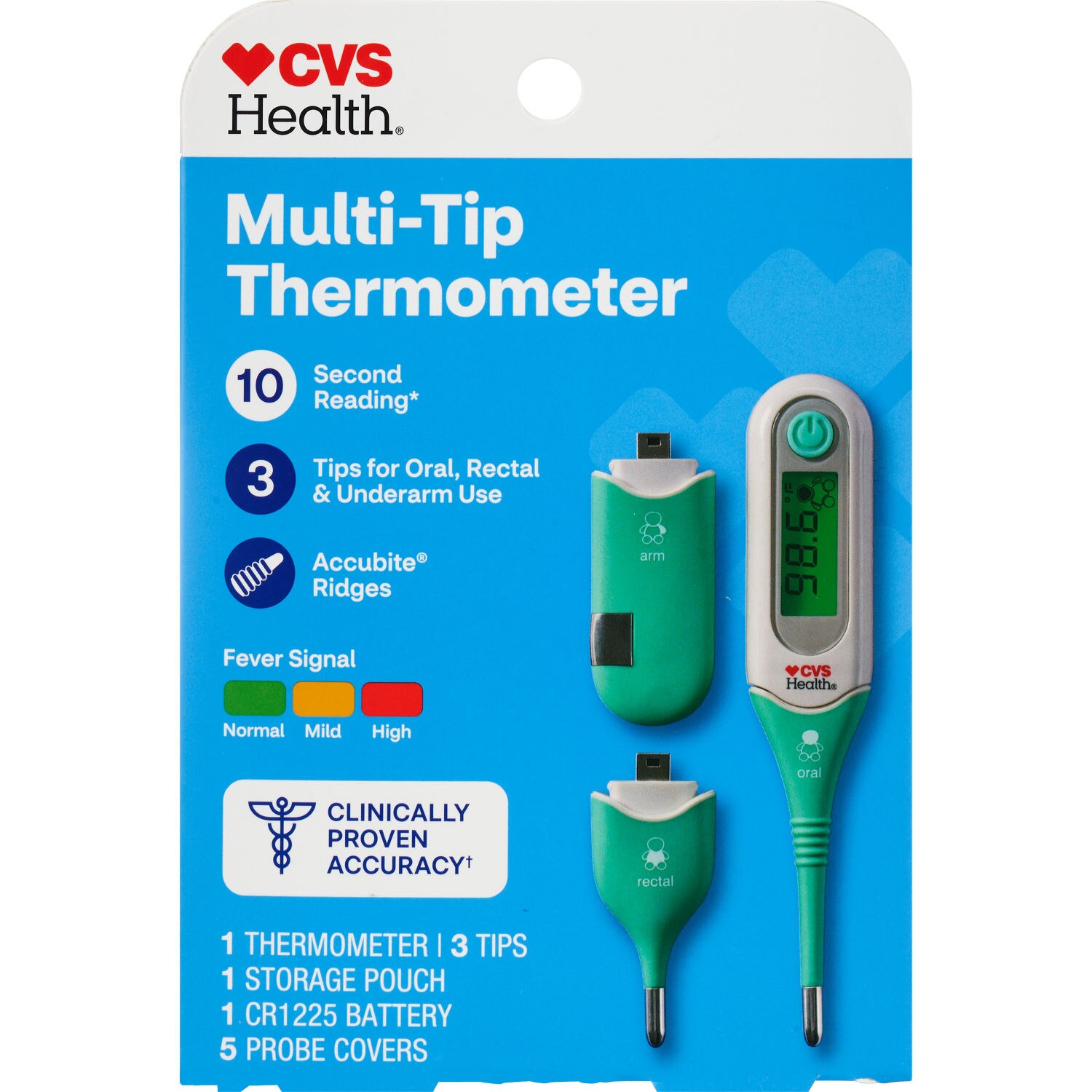 CVS Health Multi-tip Digital Thermometer