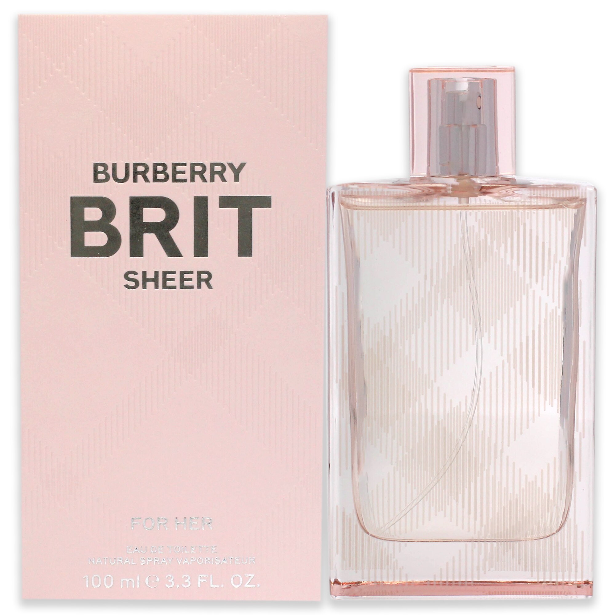 Burberry Brit Sheer by Burberry for Women - 3.3 oz EDT Spray