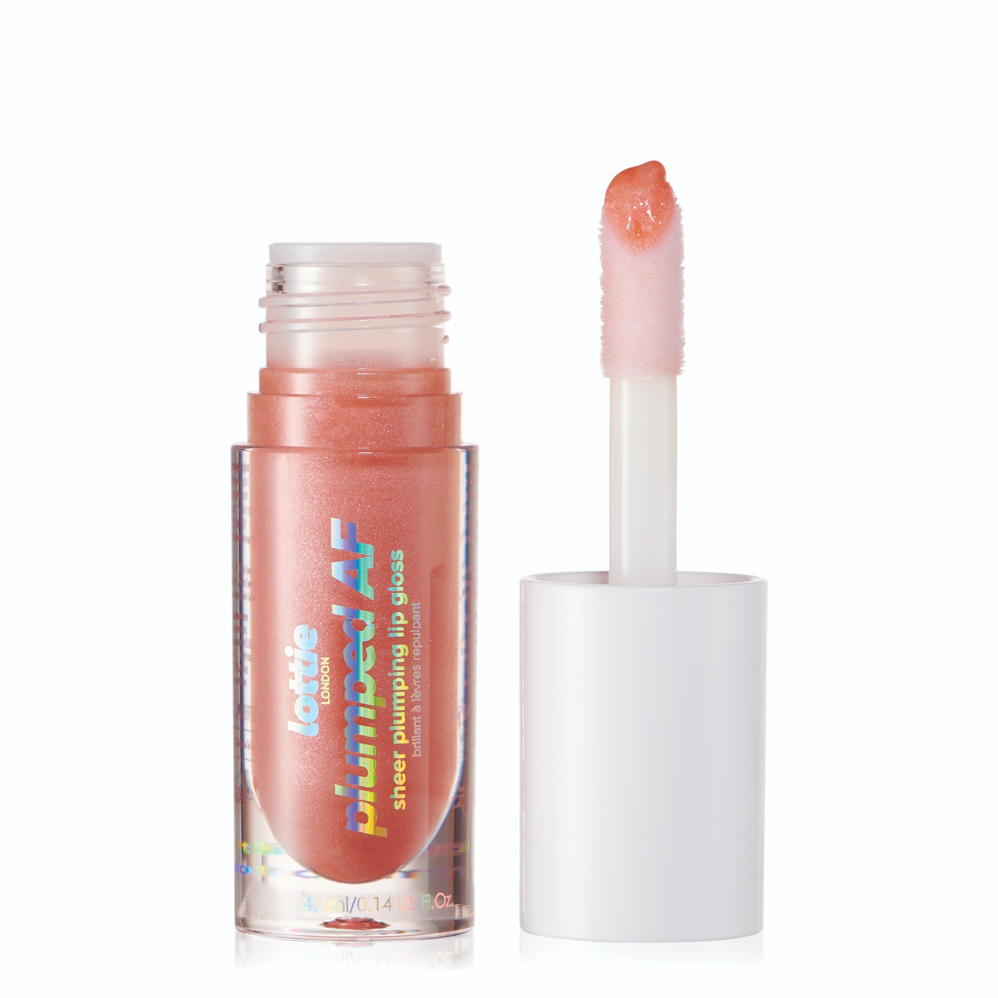 Lottie London Plumped AF Sheer Plumping Lip Gloss