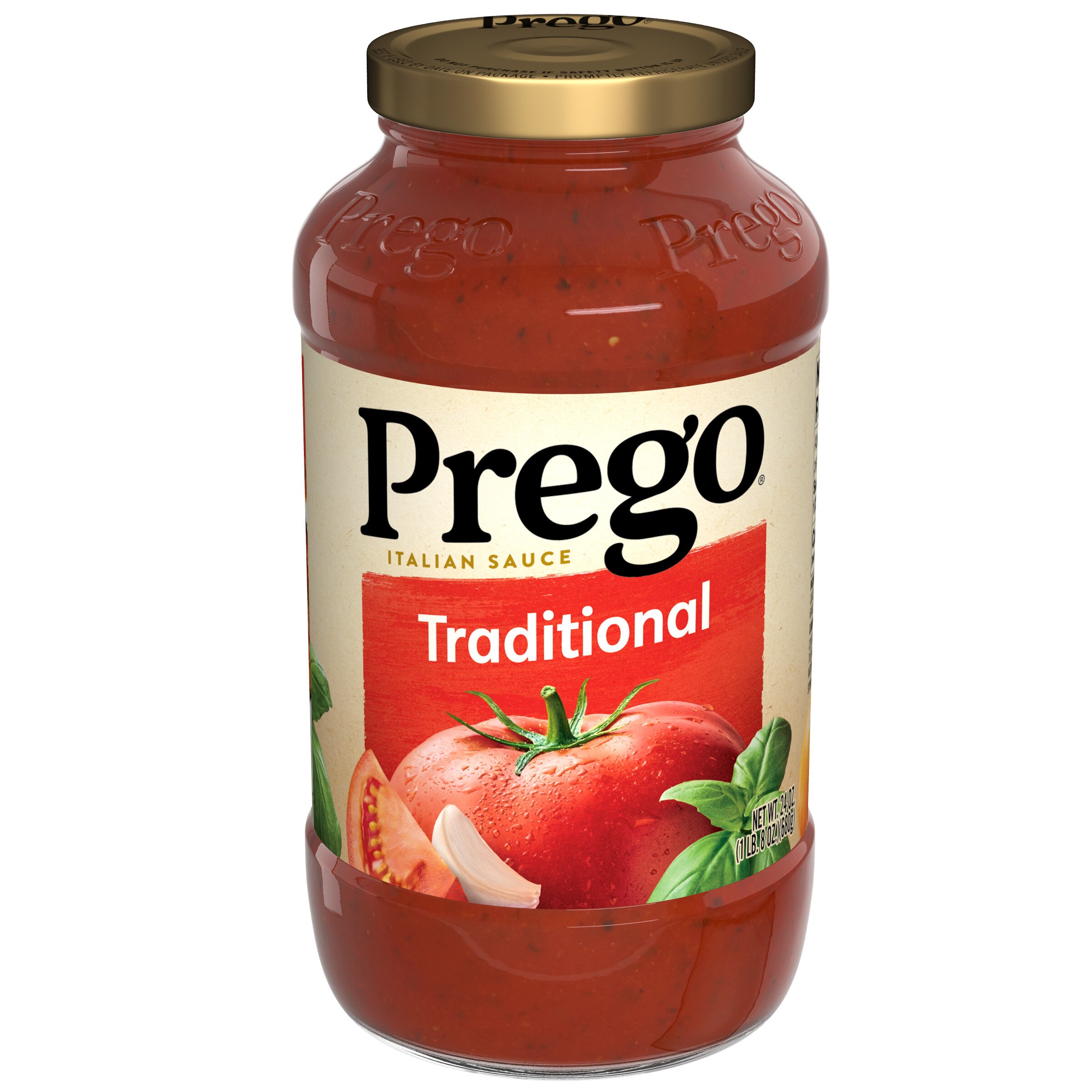 Prego Traditional Pasta Sauce, Jar, 24 oz