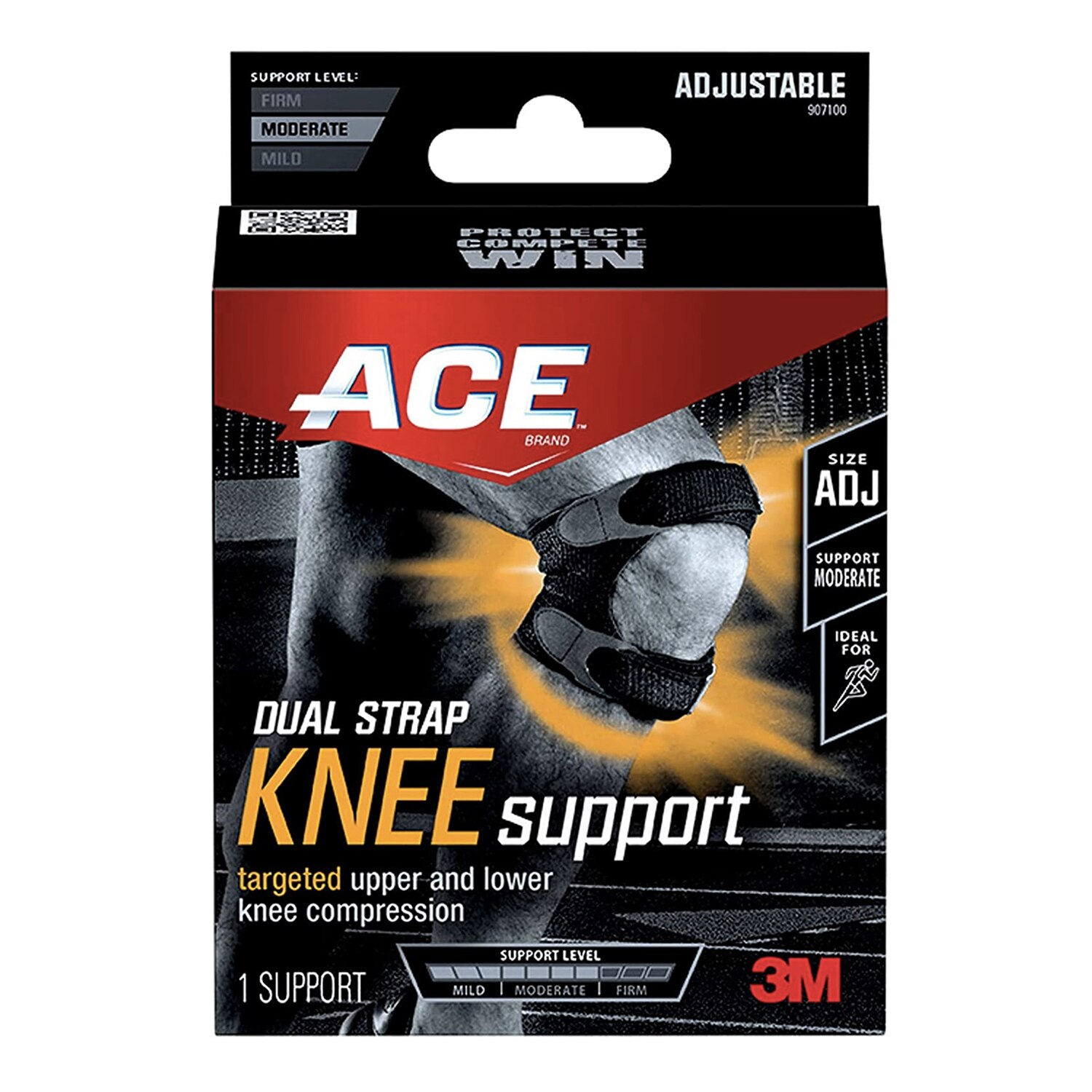 ACE Brand Dual Strap Knee Support, Adjustable