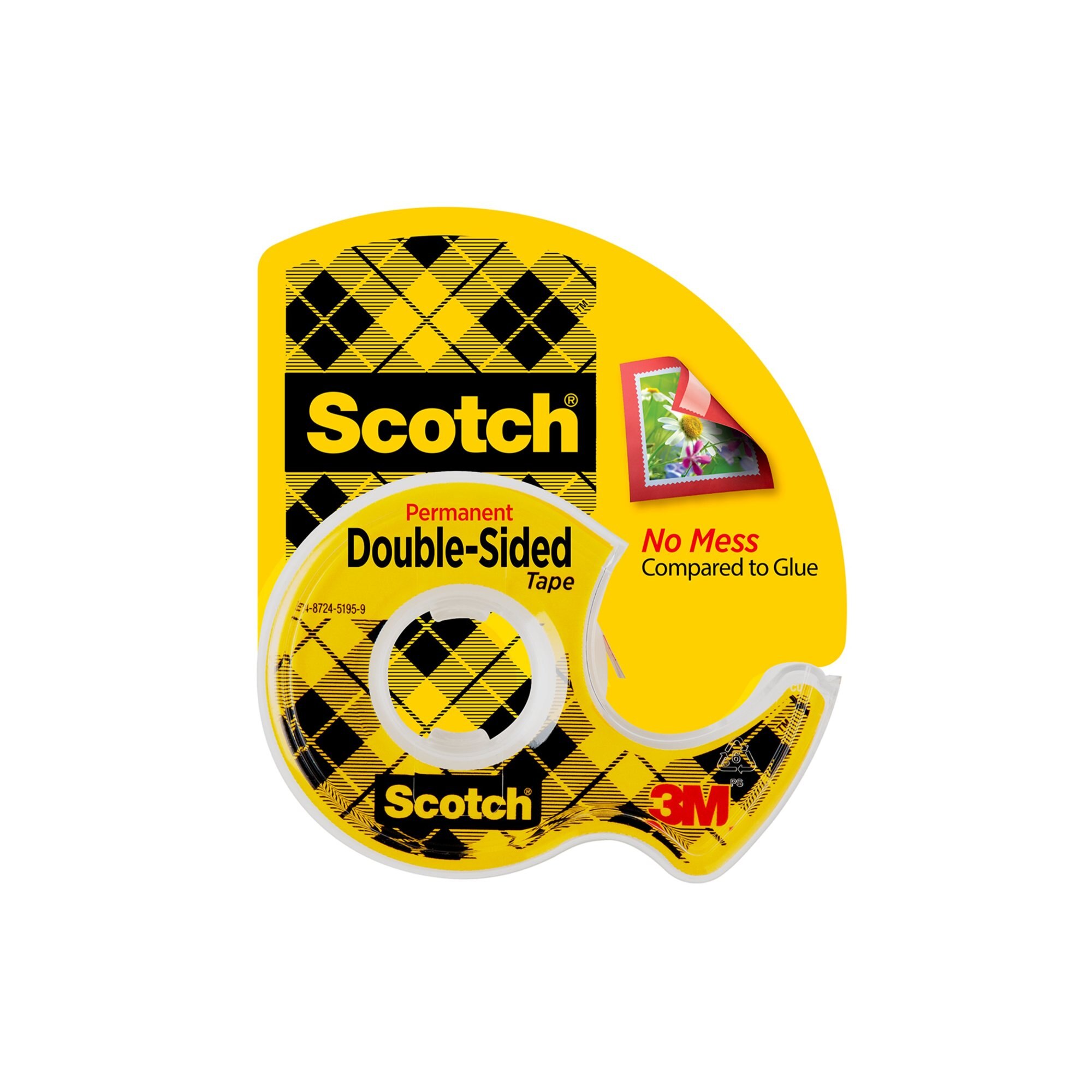 Scotch Removable Double Sided Tape, 3/4 in. x 200 in.