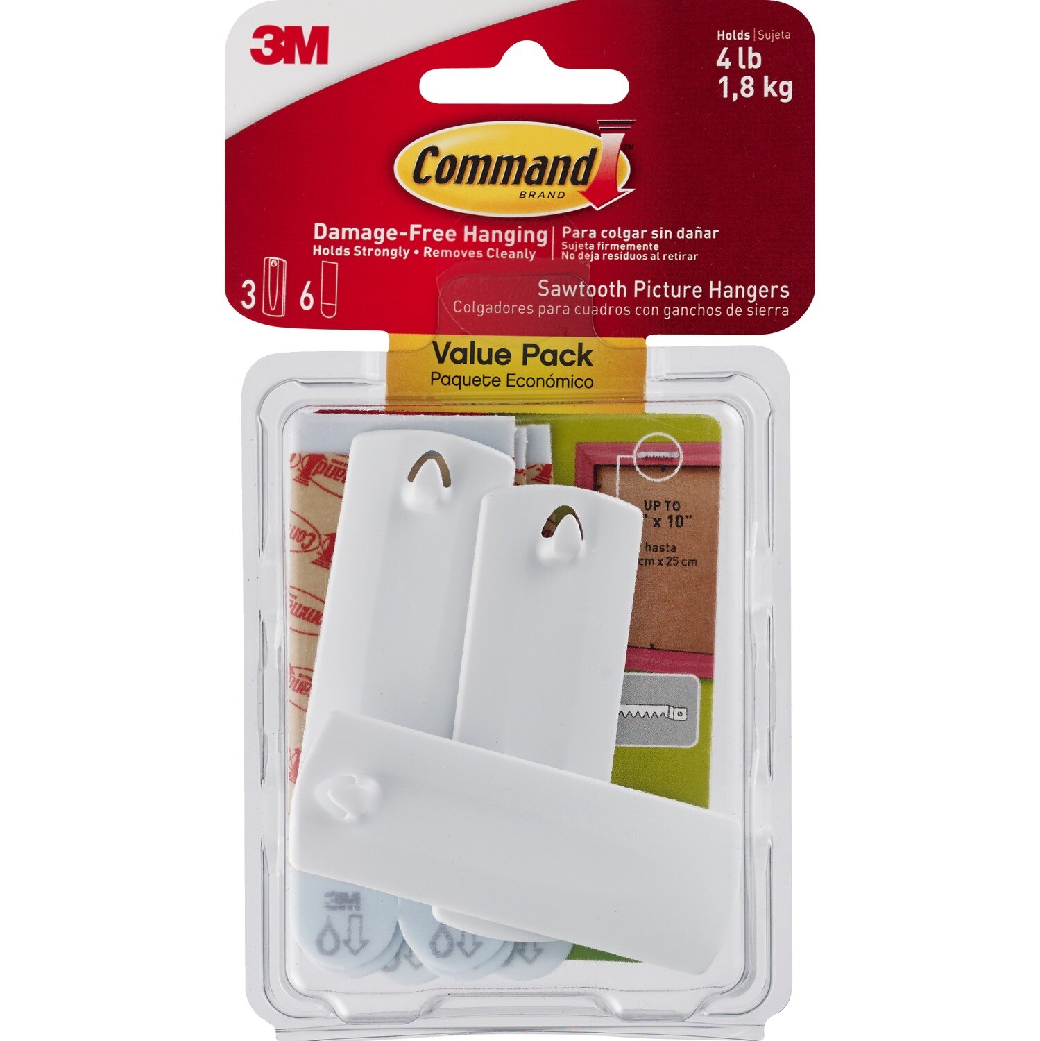 Command Sawtooth Picture Hangers