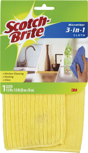 Scotch-Brite Microfiber 3-in-1 Cloth