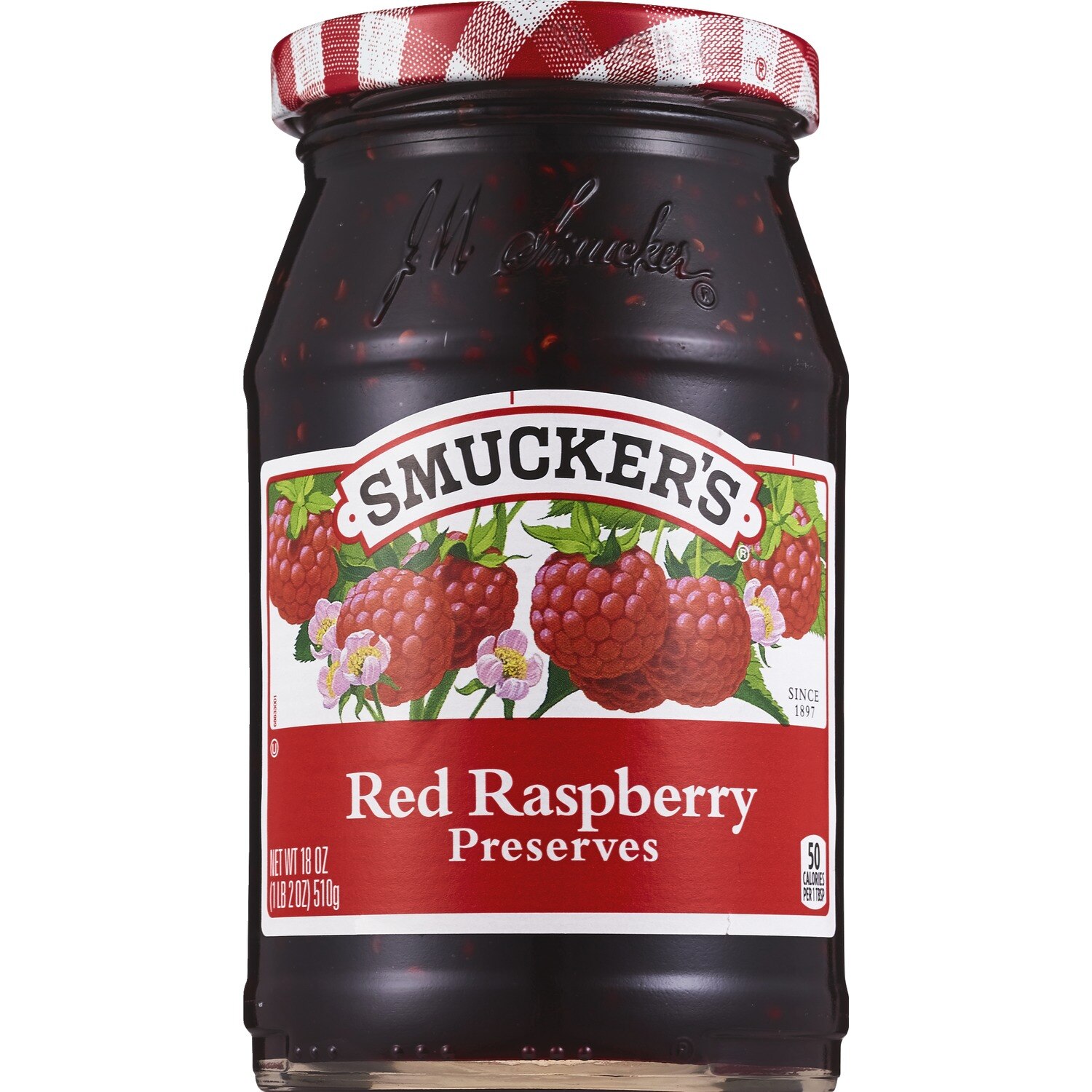 Smucker's Red Raspberry Preserves, 18 oz