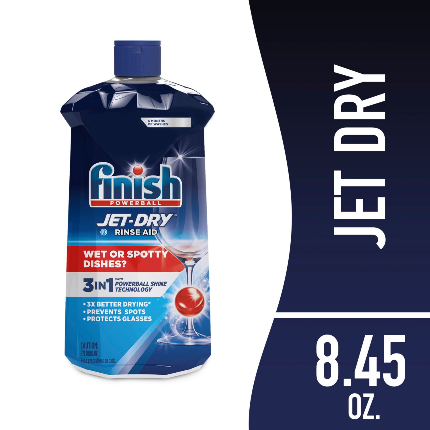 Finish Jet-Dry Dishwasher Rinse Aid, 8.45 oz