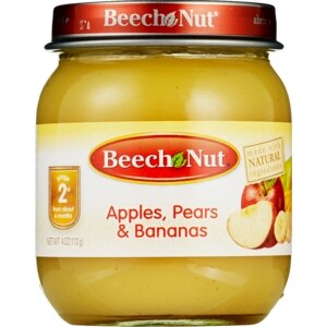 Beech-Nut Stage 2 Baby Food 6 Months+, 4 OZ