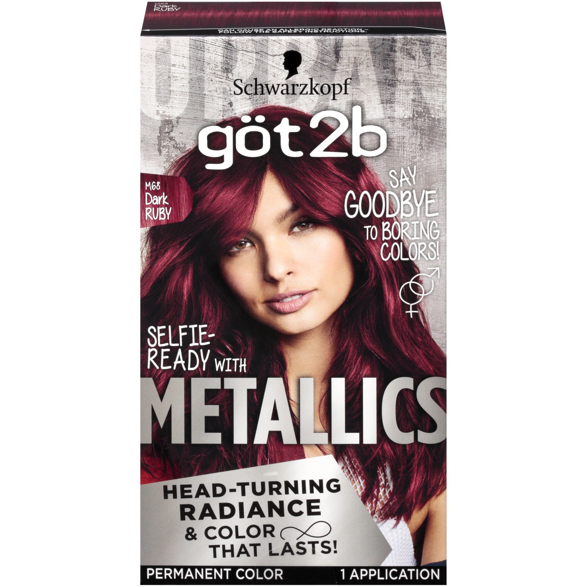 Got2b Metallic Permanent Hair Color, 4.6 OZ